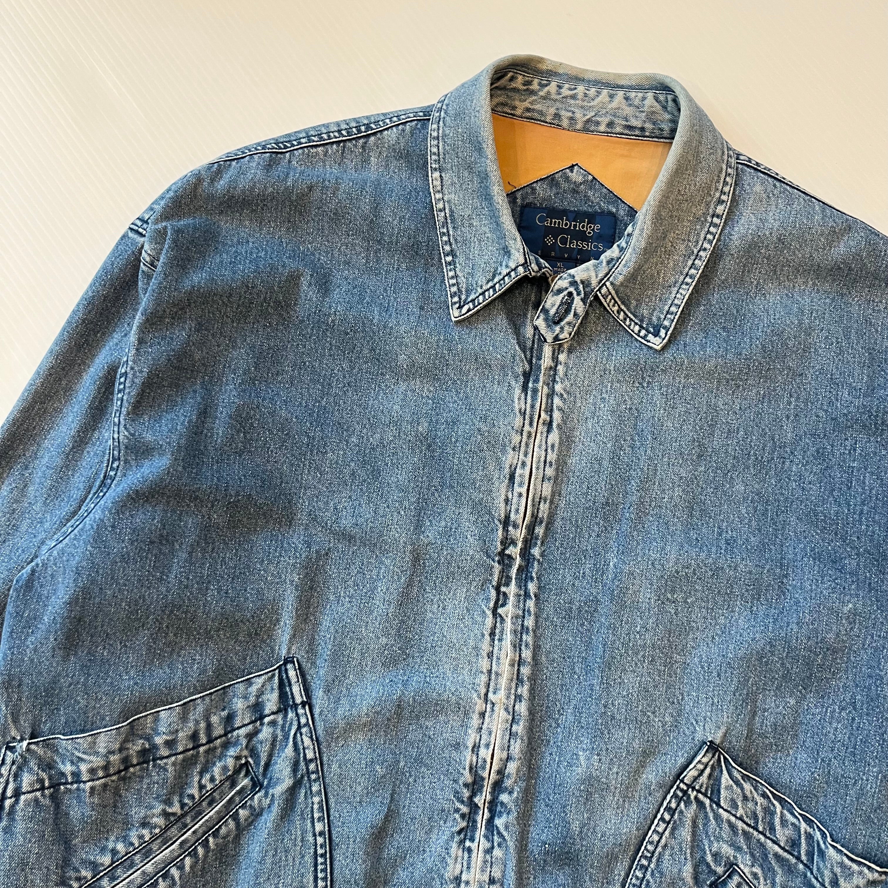 Vintage Cambridge Classics Full Zip Denim Jacket XL