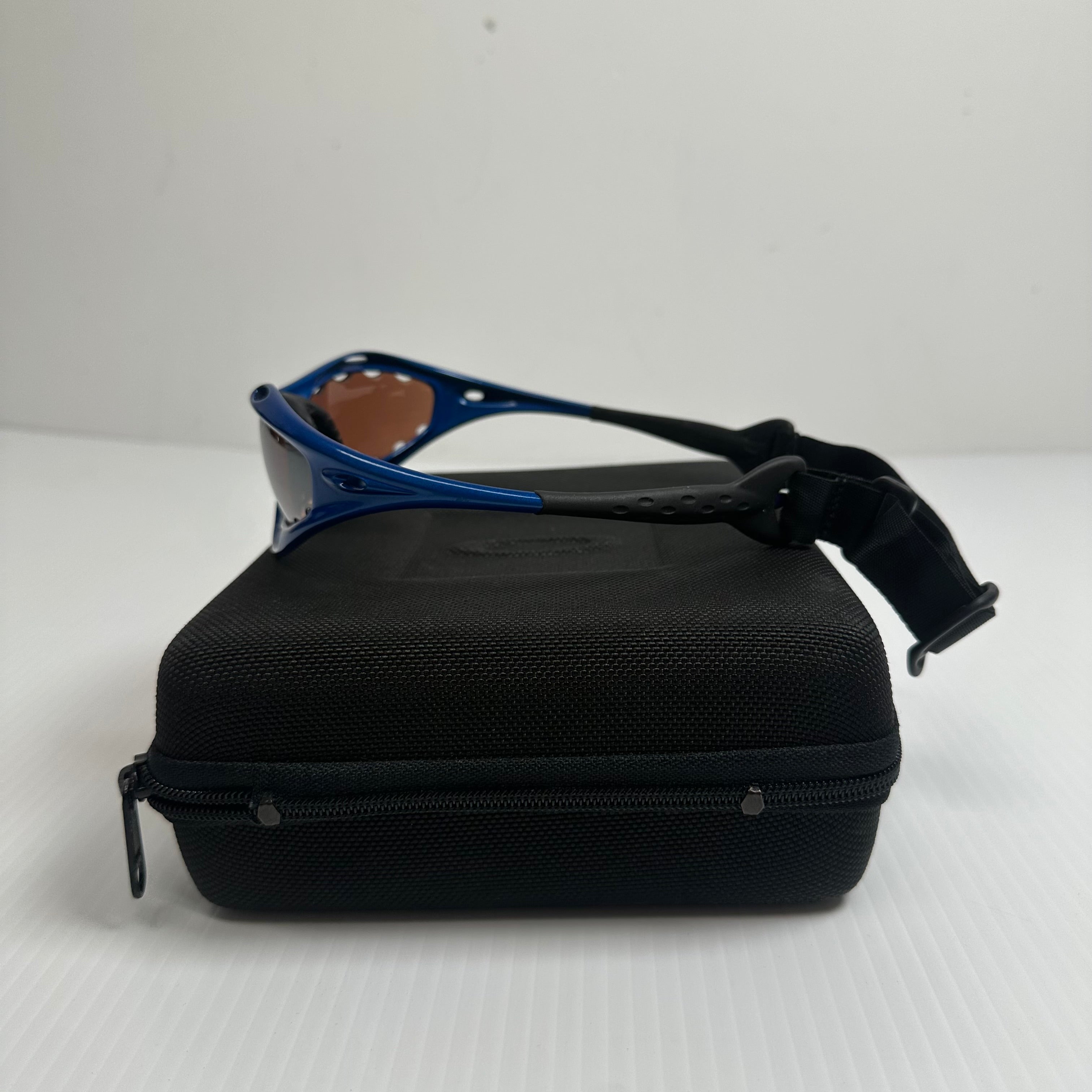 1999 Oakley Water Jacket Vented Sunglasses Blue/VR28 Iridium