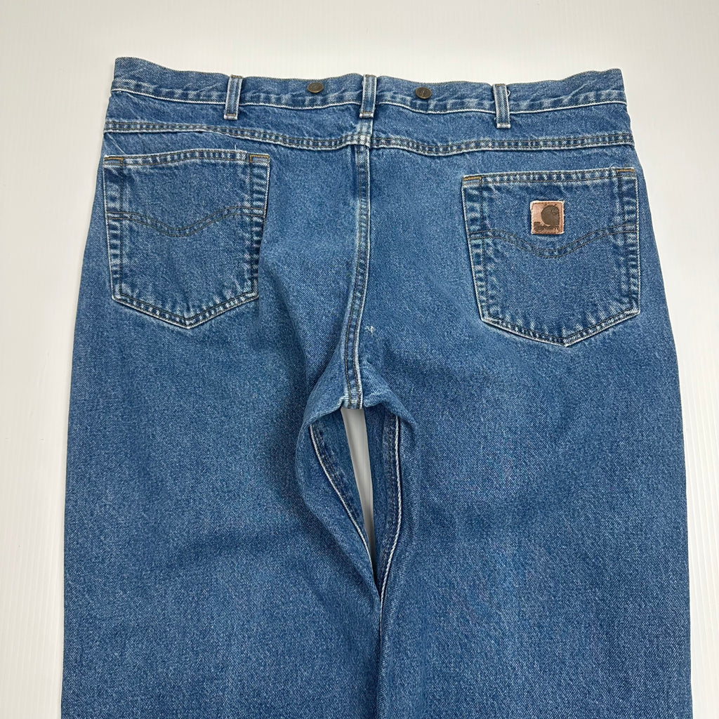 Carhartt Medium Wash Denim Carpenter Pants 40