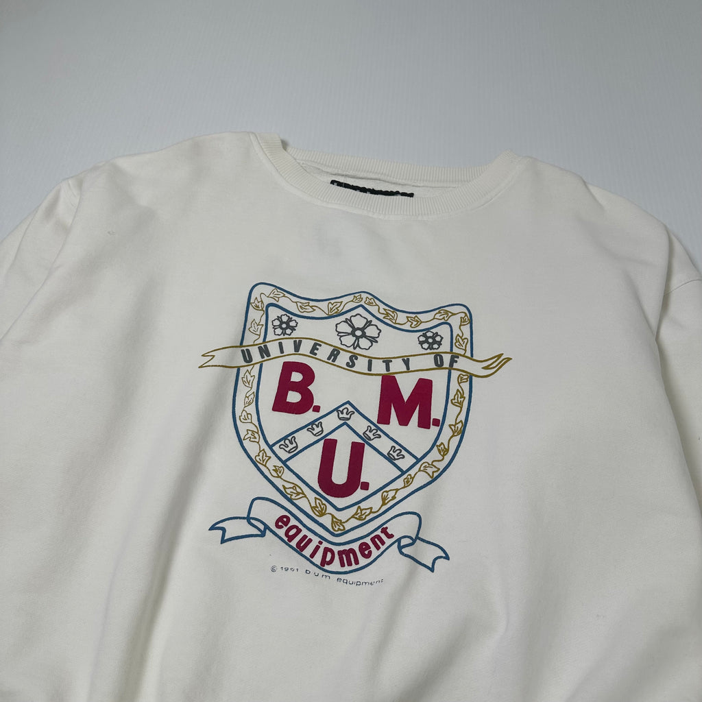 1991 University Of B.U.M. Equipment Crewneck L