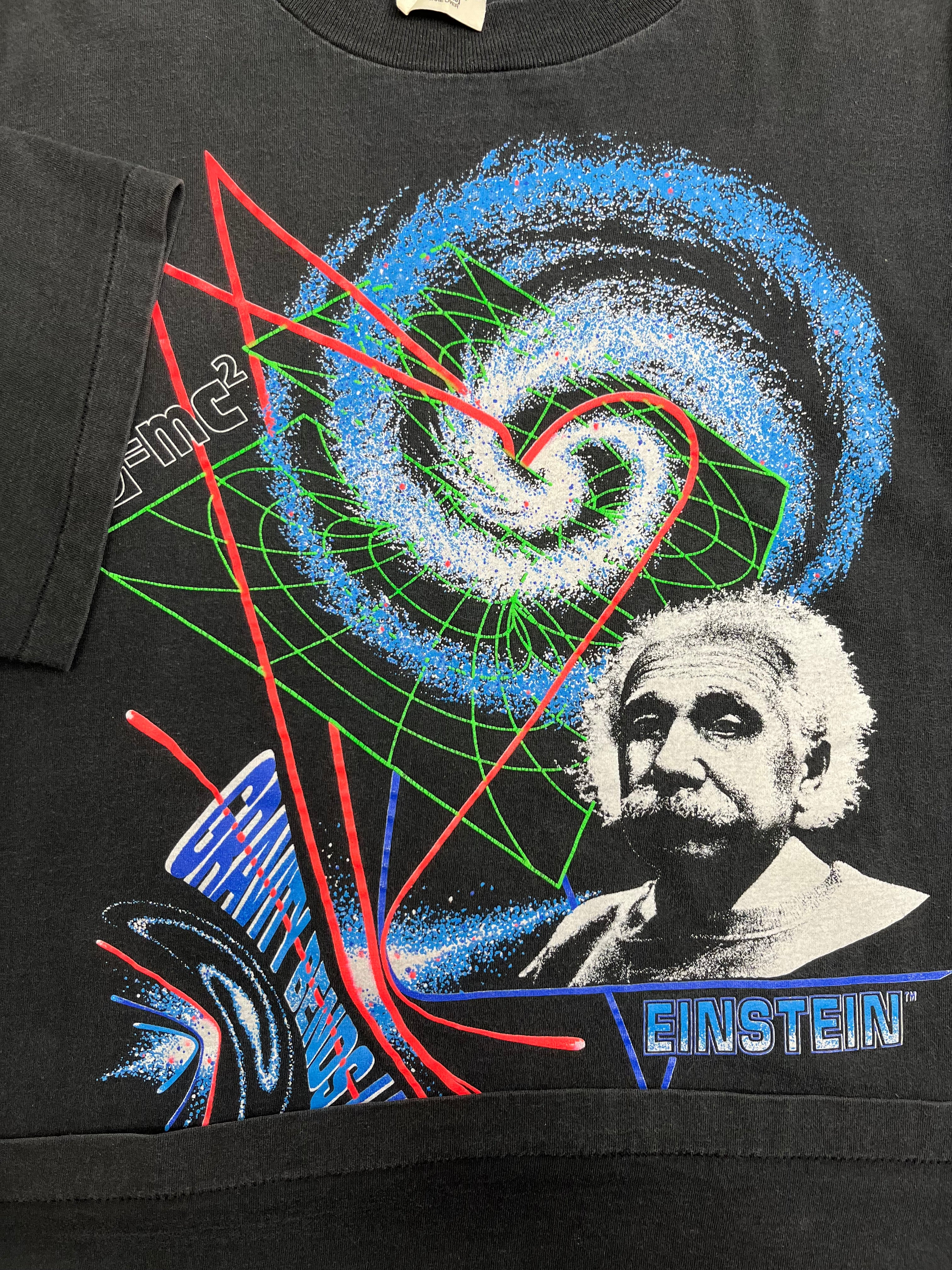 90s Albert Einstein Art tee XL