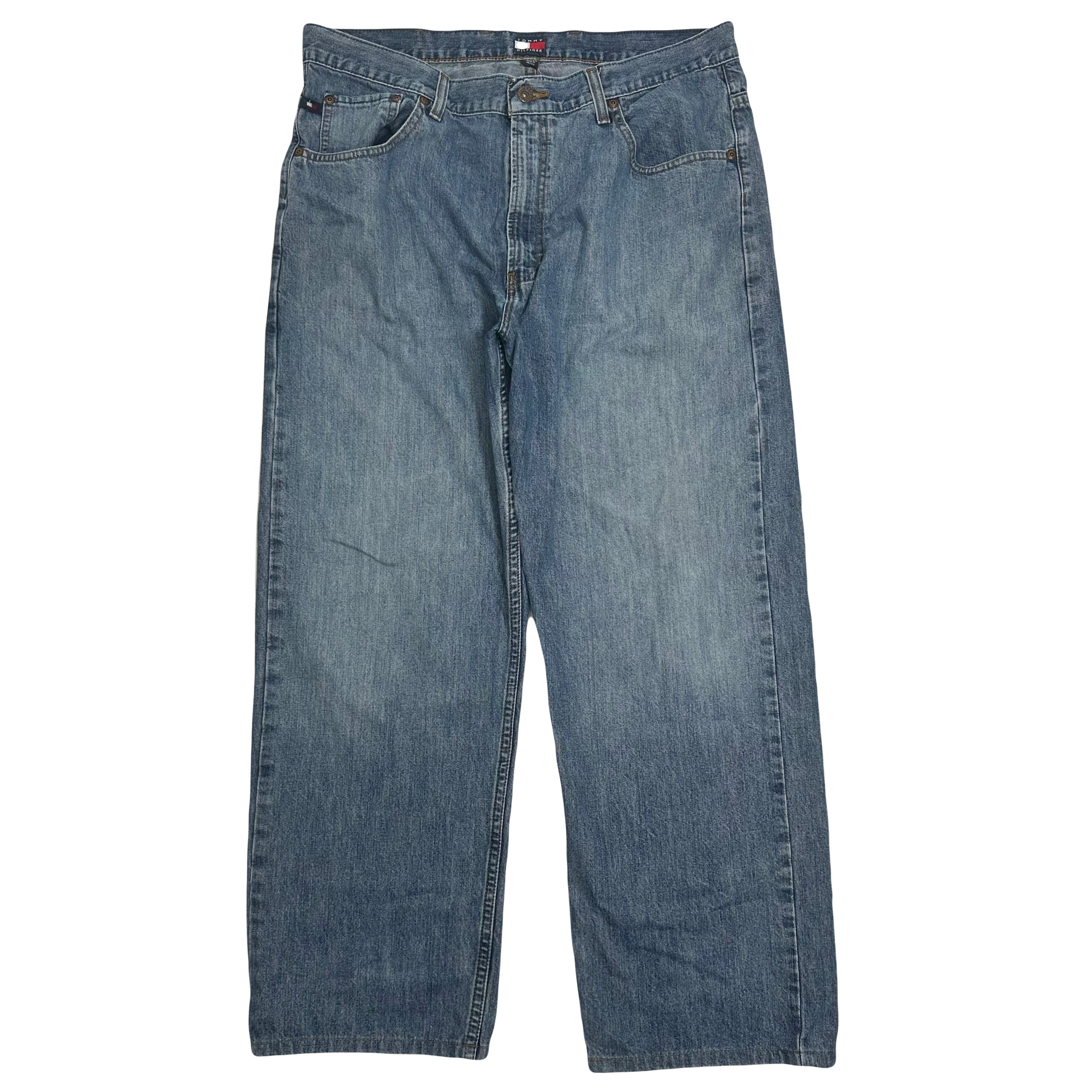 Vintage Tommy Hilfiger Medium Wash Wide Leg Denim 36
