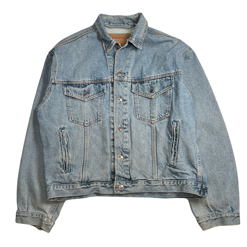 Vintage GWG Faded Light Wash Denim Jacket L
