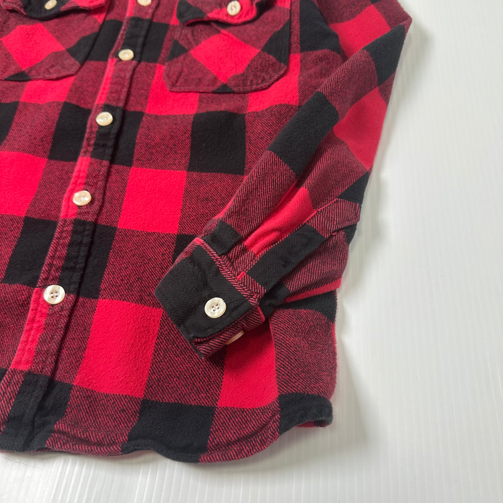 Anti Social Social Club Blossom Plaid Button Up Shirt S