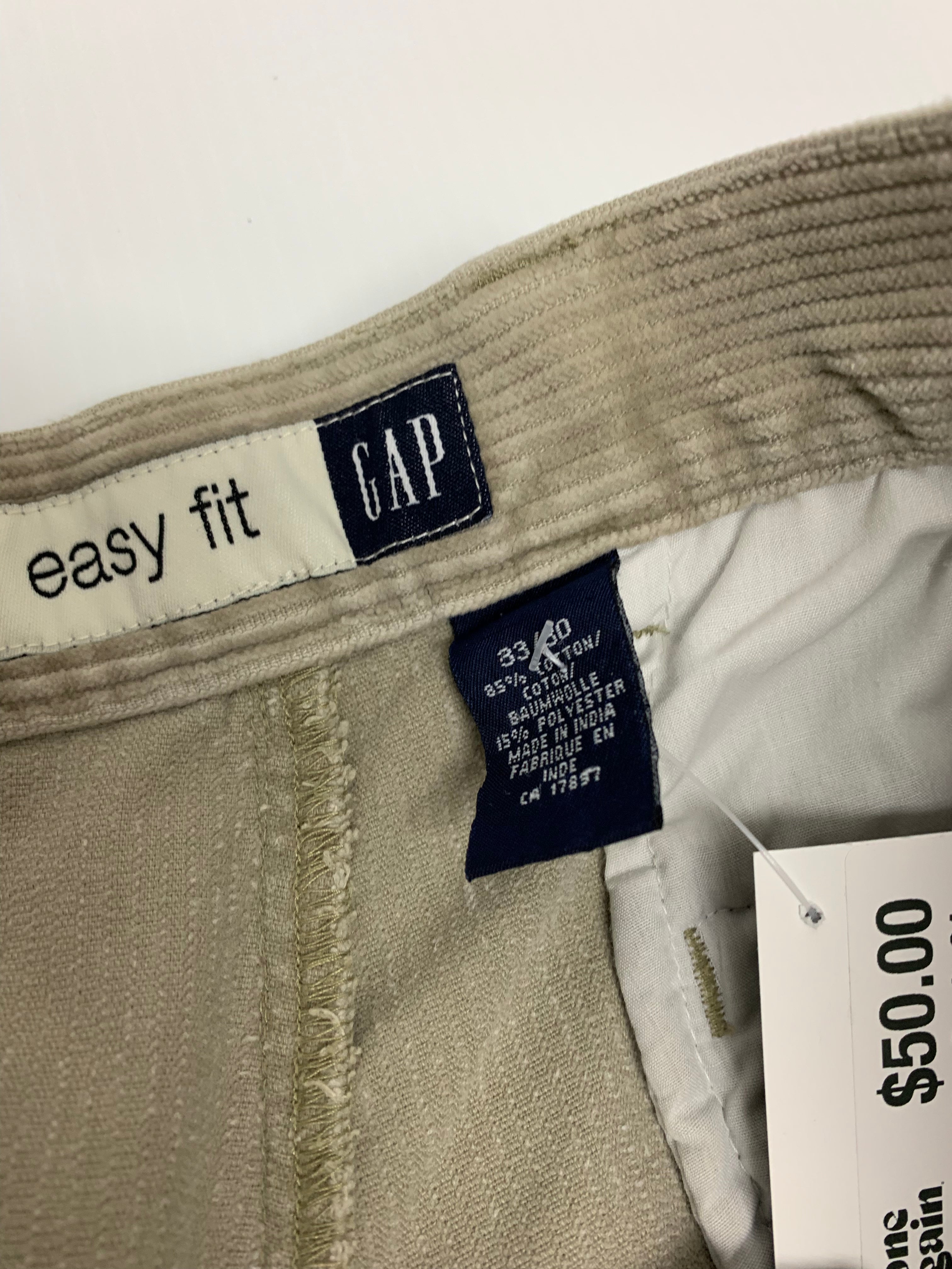Y2K GAP Tan Cords 34