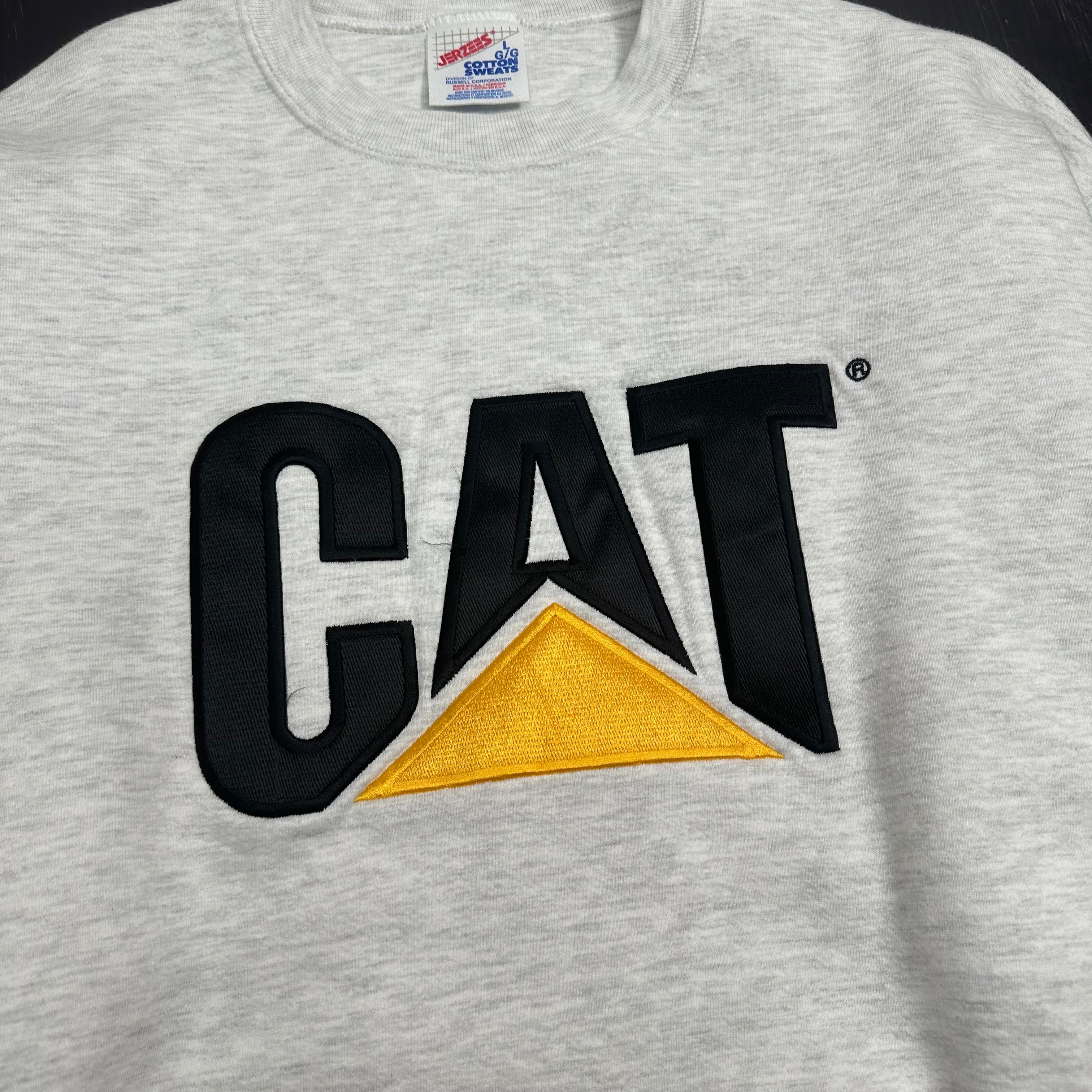 Vintage CAT Tools Embroidered Crewneck L