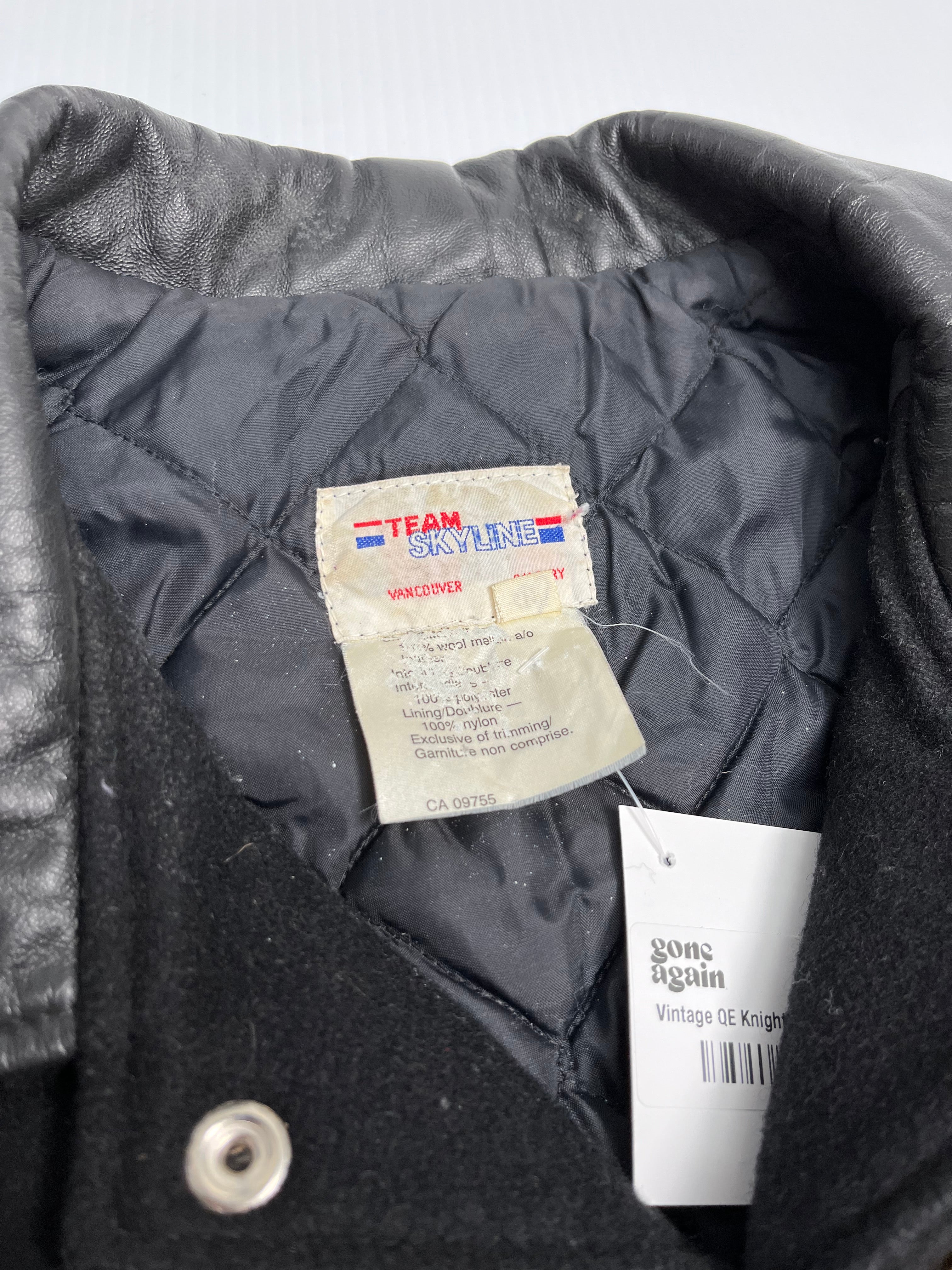 1985 Queen Elizabeth Knights Varsity Jacket M/L