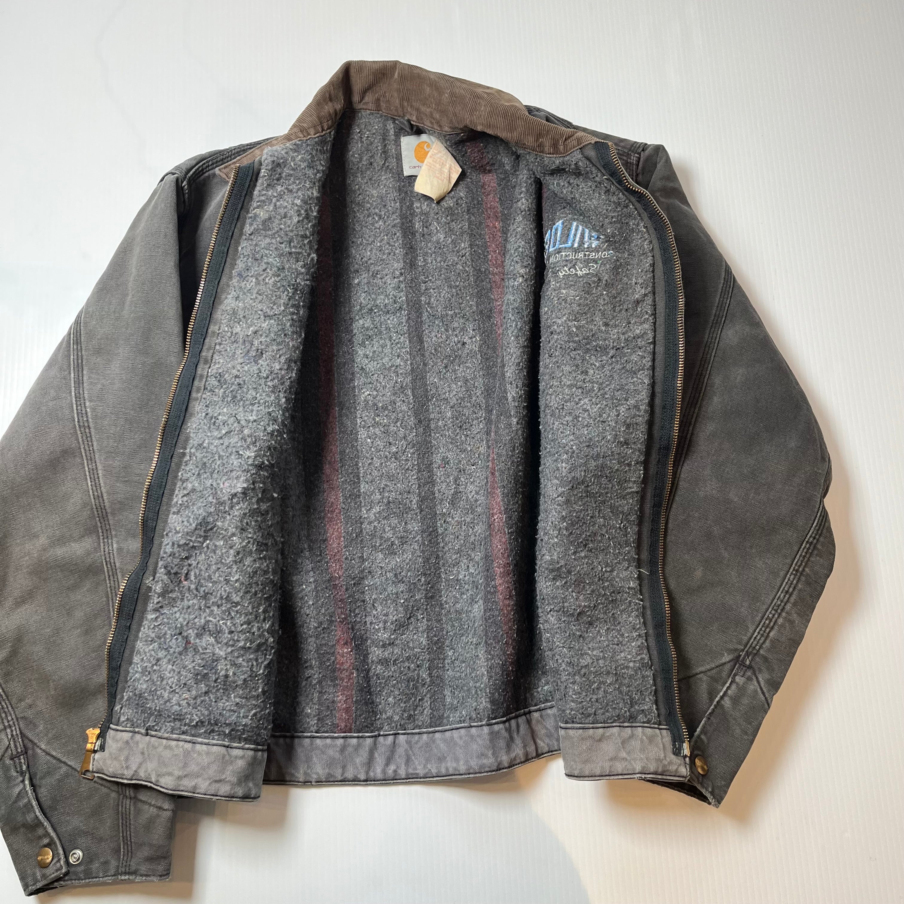 Vintage Carhartt J01 Wilder Construction Detroit Jacket L