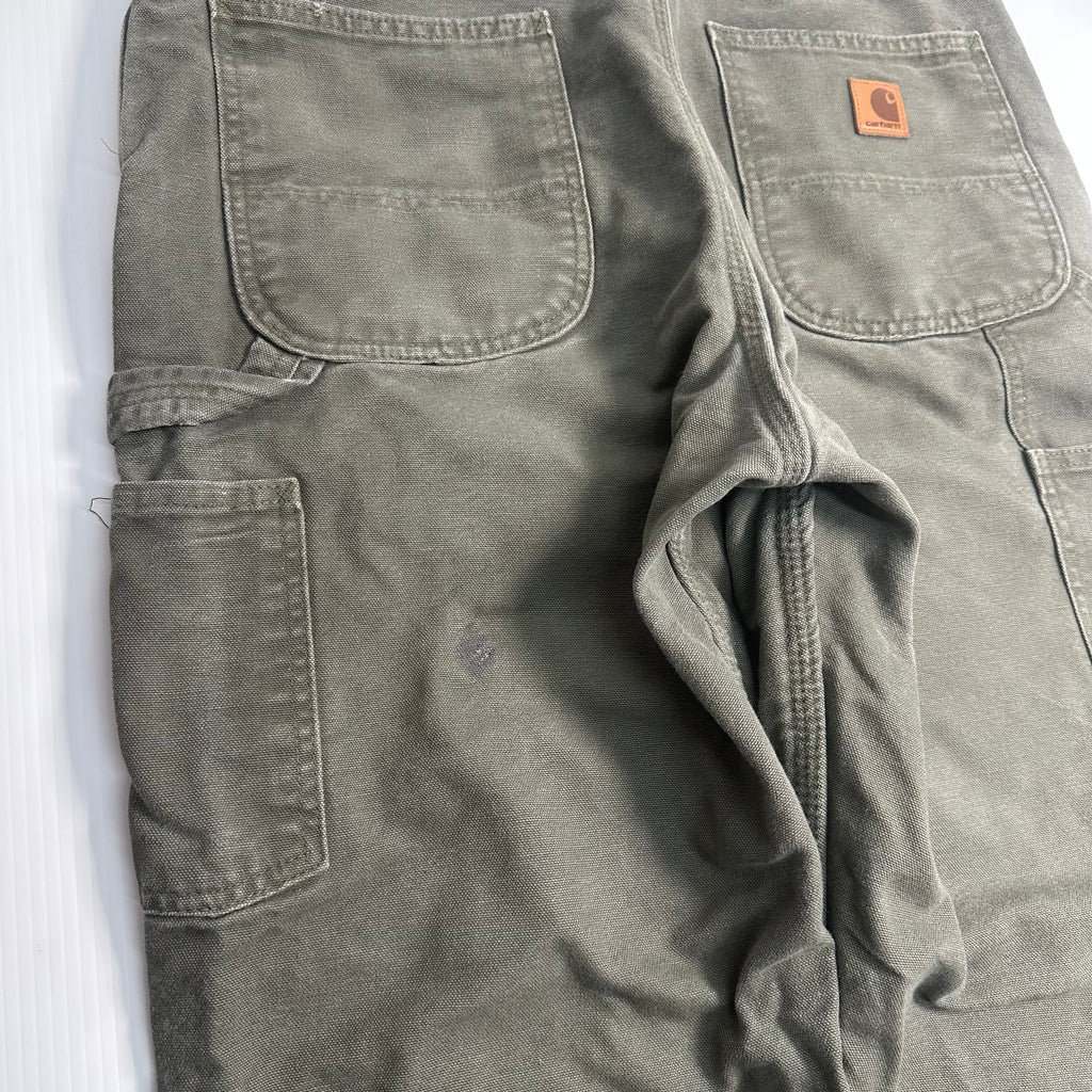 Vintage Carhartt Blanket Lined Carpenter Denim 34