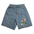 Vintage Disney Mickey Mouse Denim Shorts Women's 16