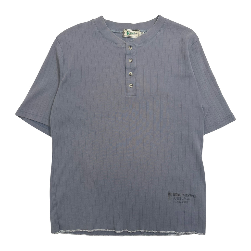 Vintage Guess Jeans Industrial Workwear Henley Shirt M