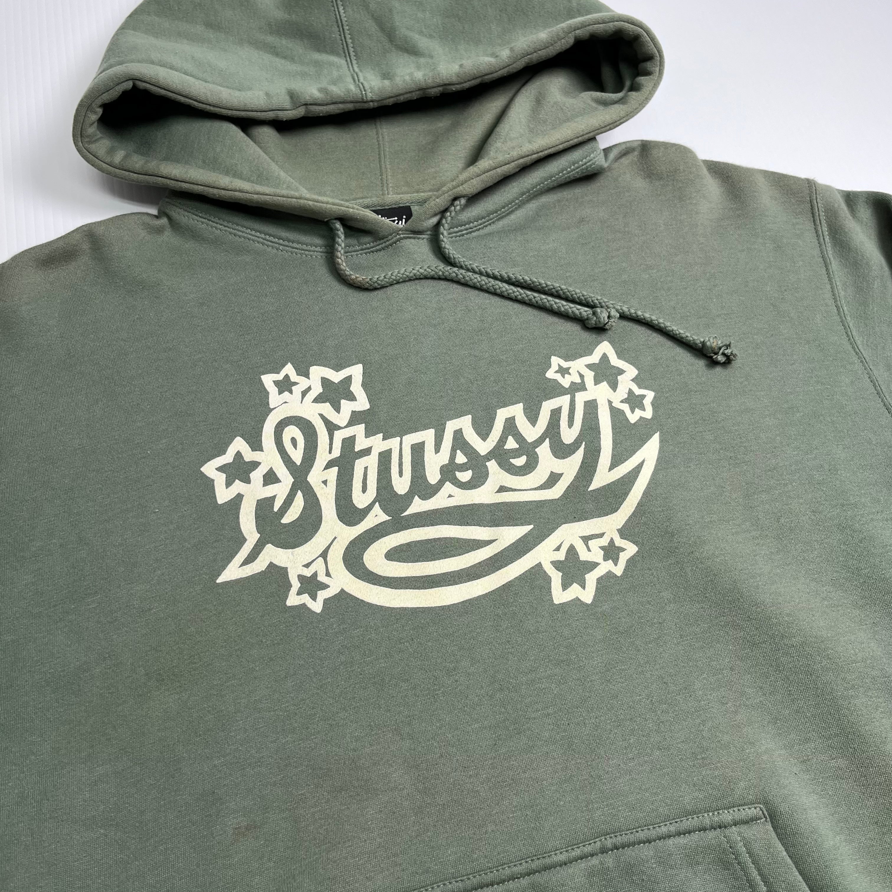 Stussy Star Script Hoodie L