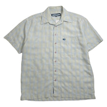 Load image into Gallery viewer, Point Zero Gradient Grid Short Sleeve Button Up Shirt M
