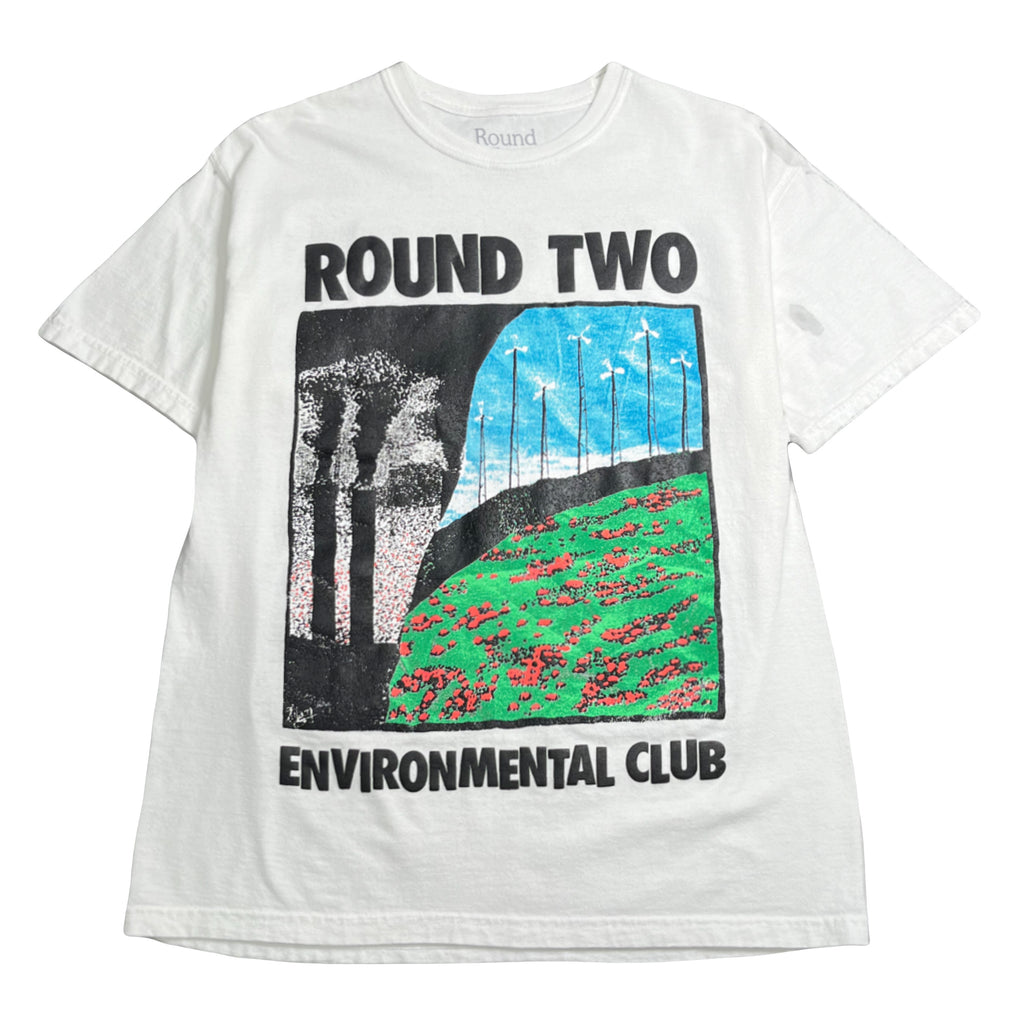 Round Two Environmental Club Puff Print Tee M
