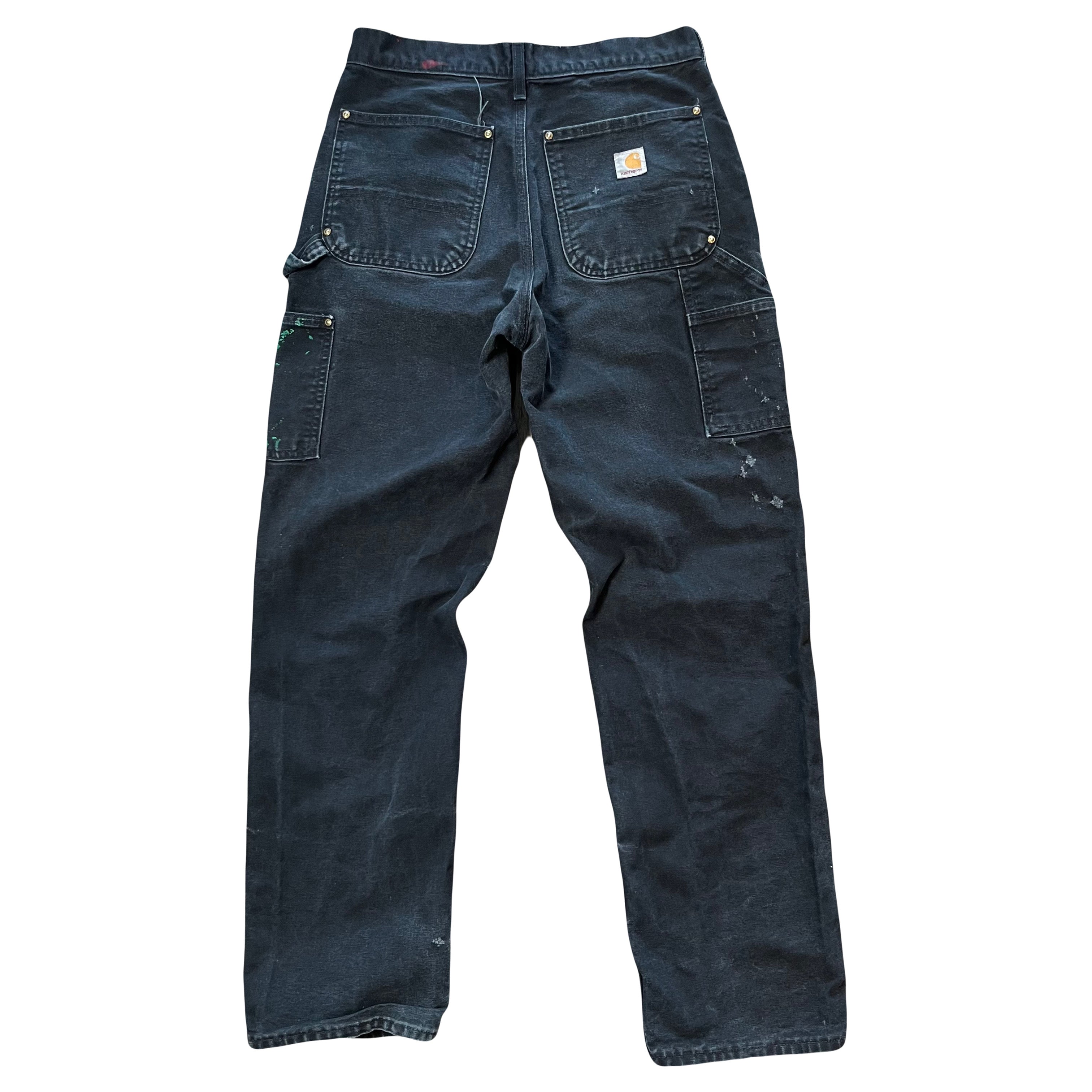Vintage Carhartt B01 Distressed Double Knee Denim 29