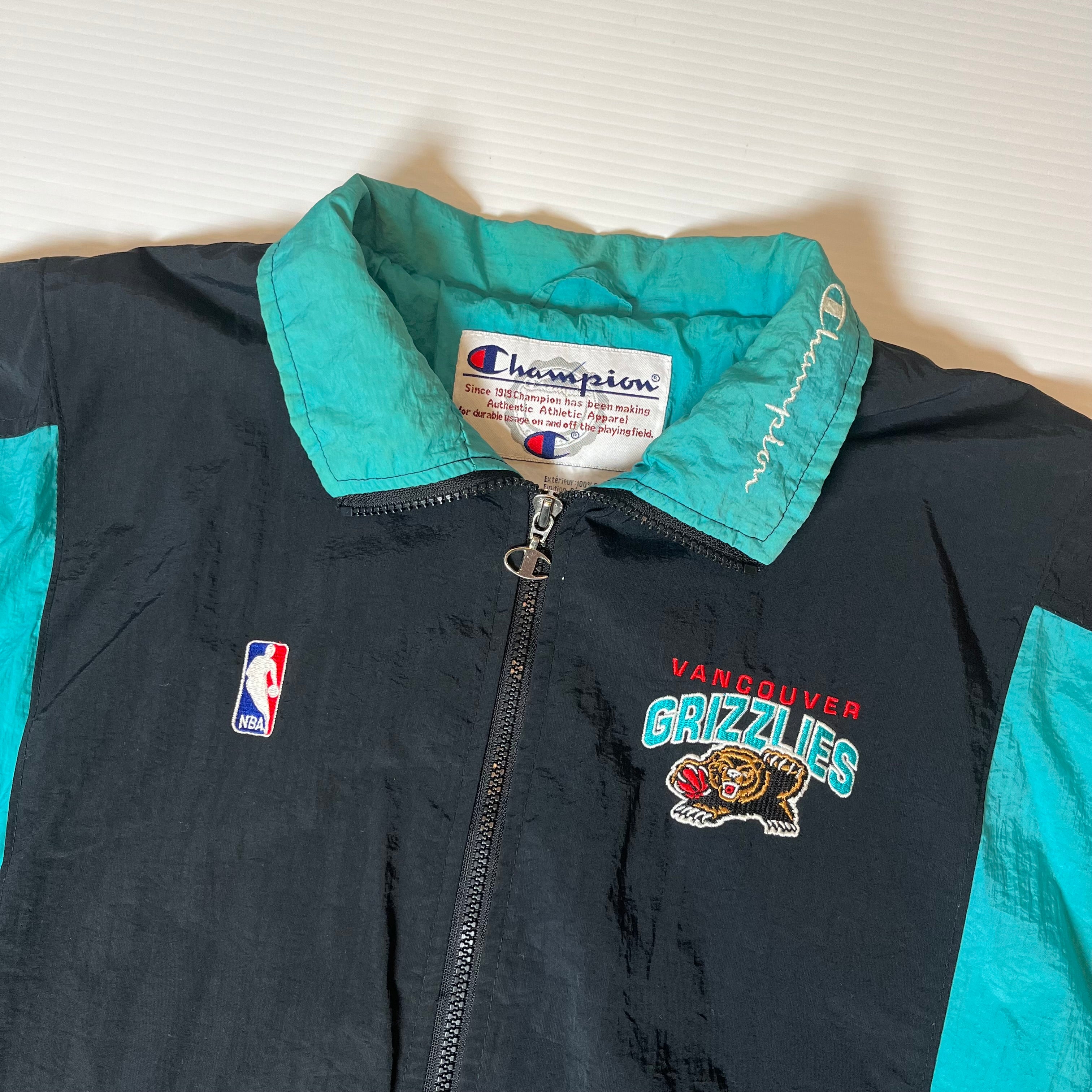 Vintage Champion Vancouver Grizzlies Windbreaker Jacket Women's XXL
