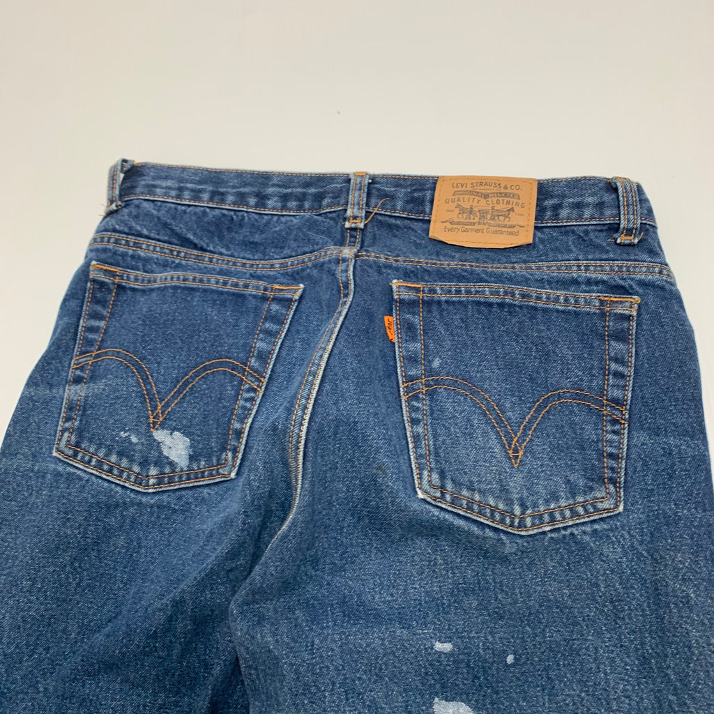 Orange Tab Dark Wash Levi’s Jeans 32