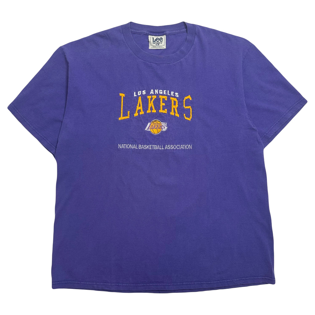 Vintage Lee Sport Los Angeles Lakers Embroidered Tee XL