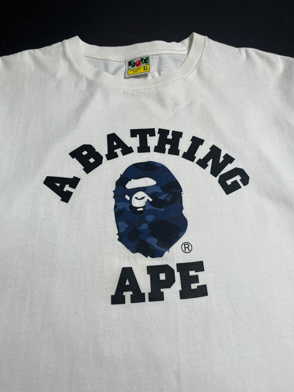 A Bathing Ape Camo Head Tee XL