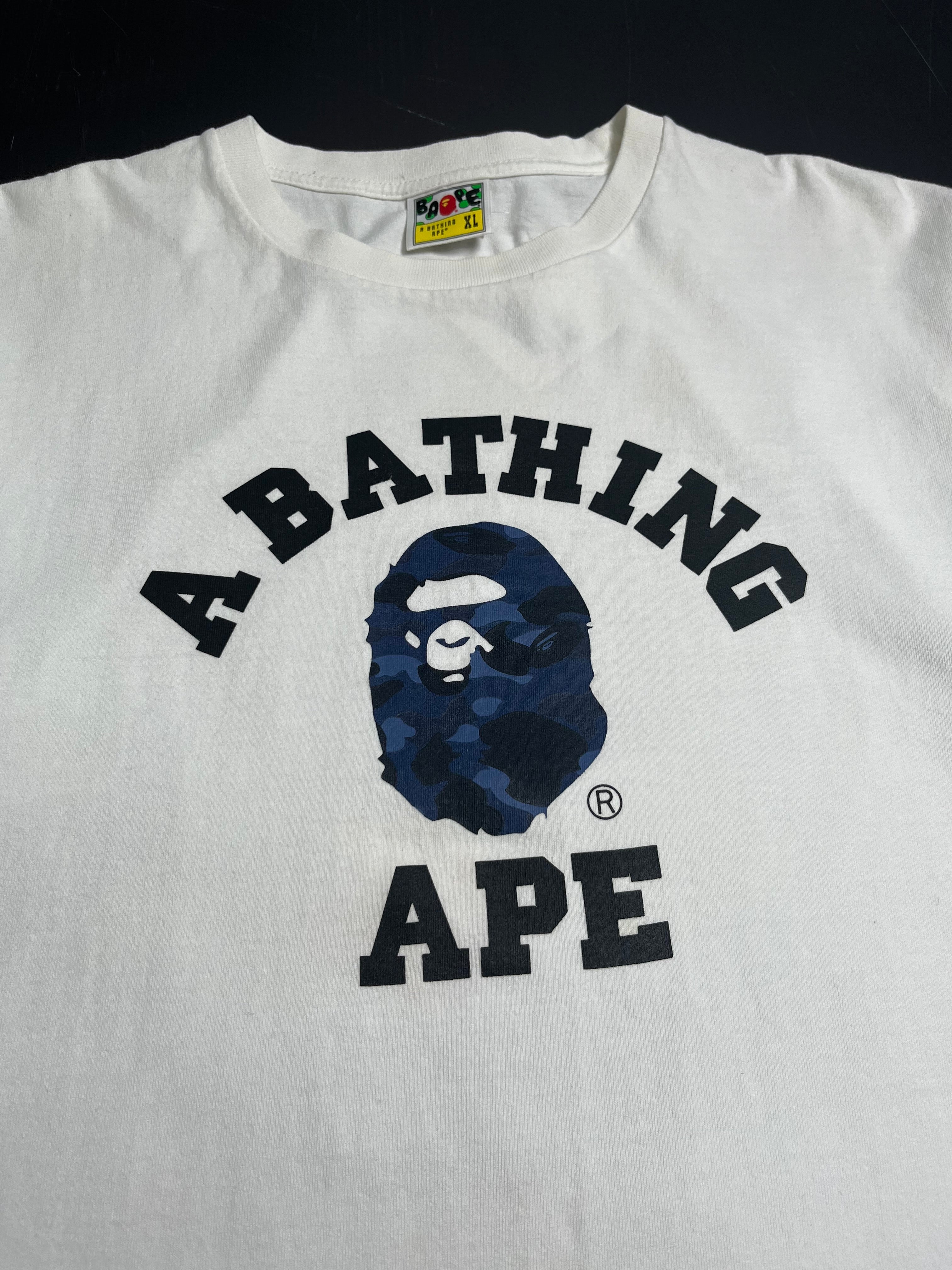 A Bathing Ape Camo Head Tee XL