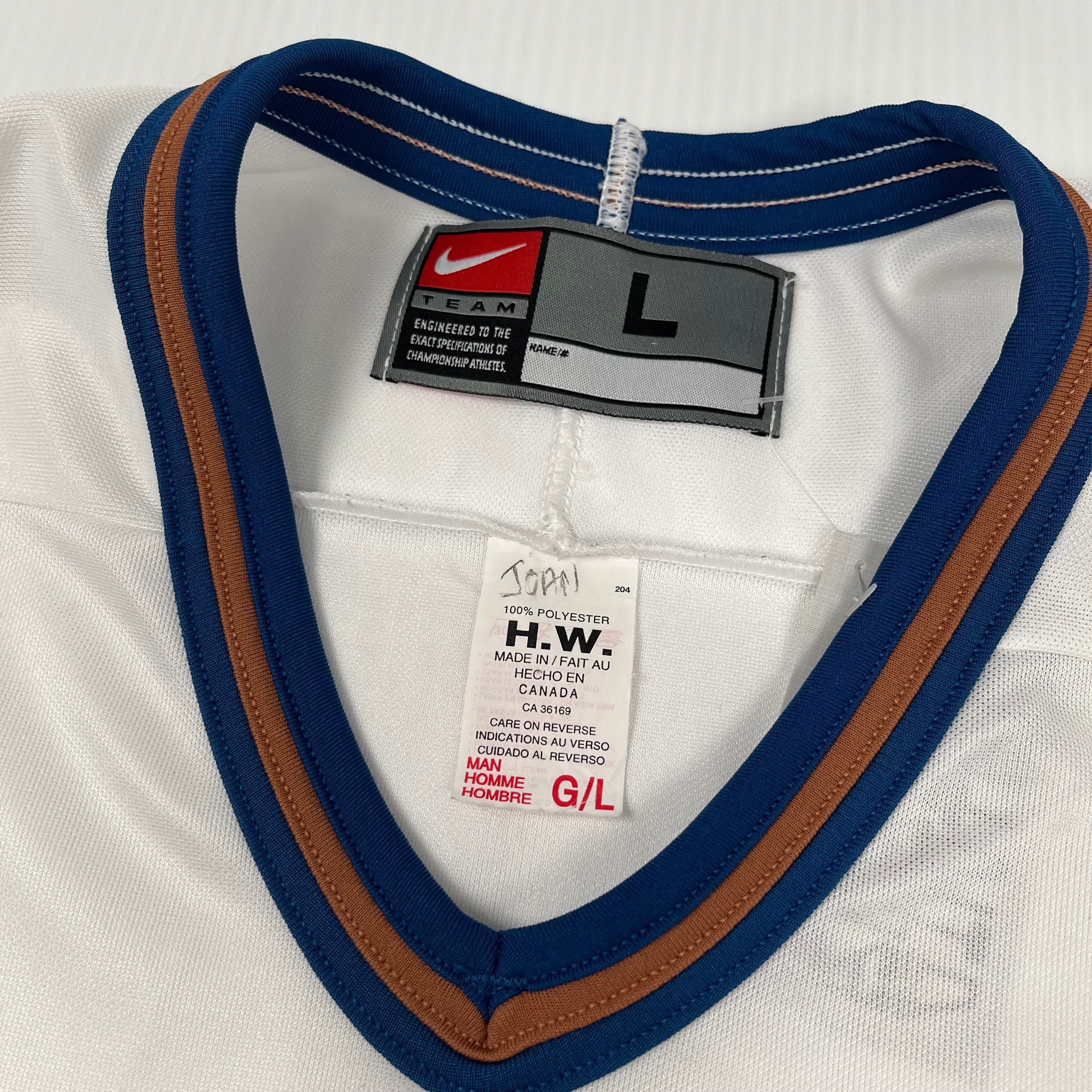 Vintage Nike Kootenay Ice Hockey Jersey L