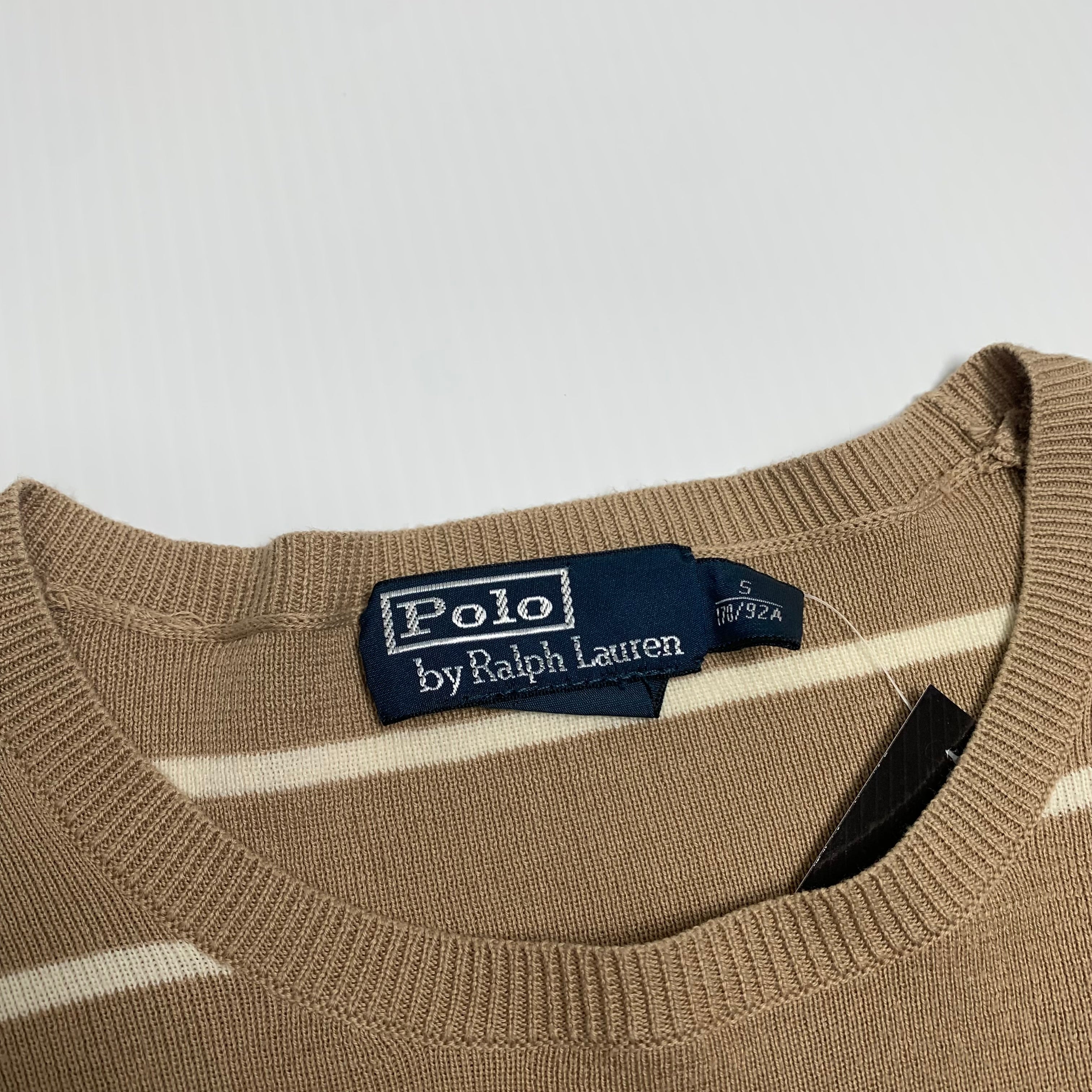90s Polo RL Mocha Knit S