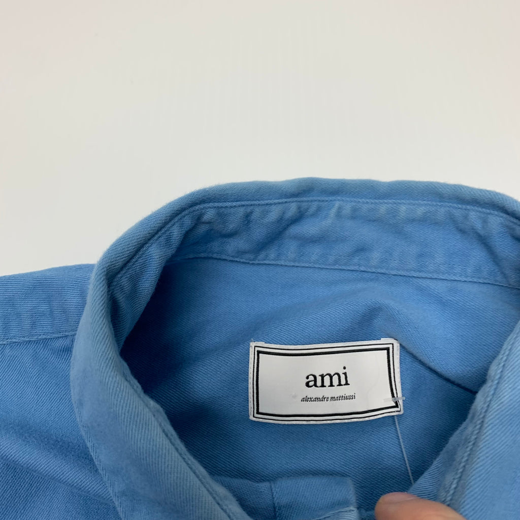 Ami Blue Button Up XL