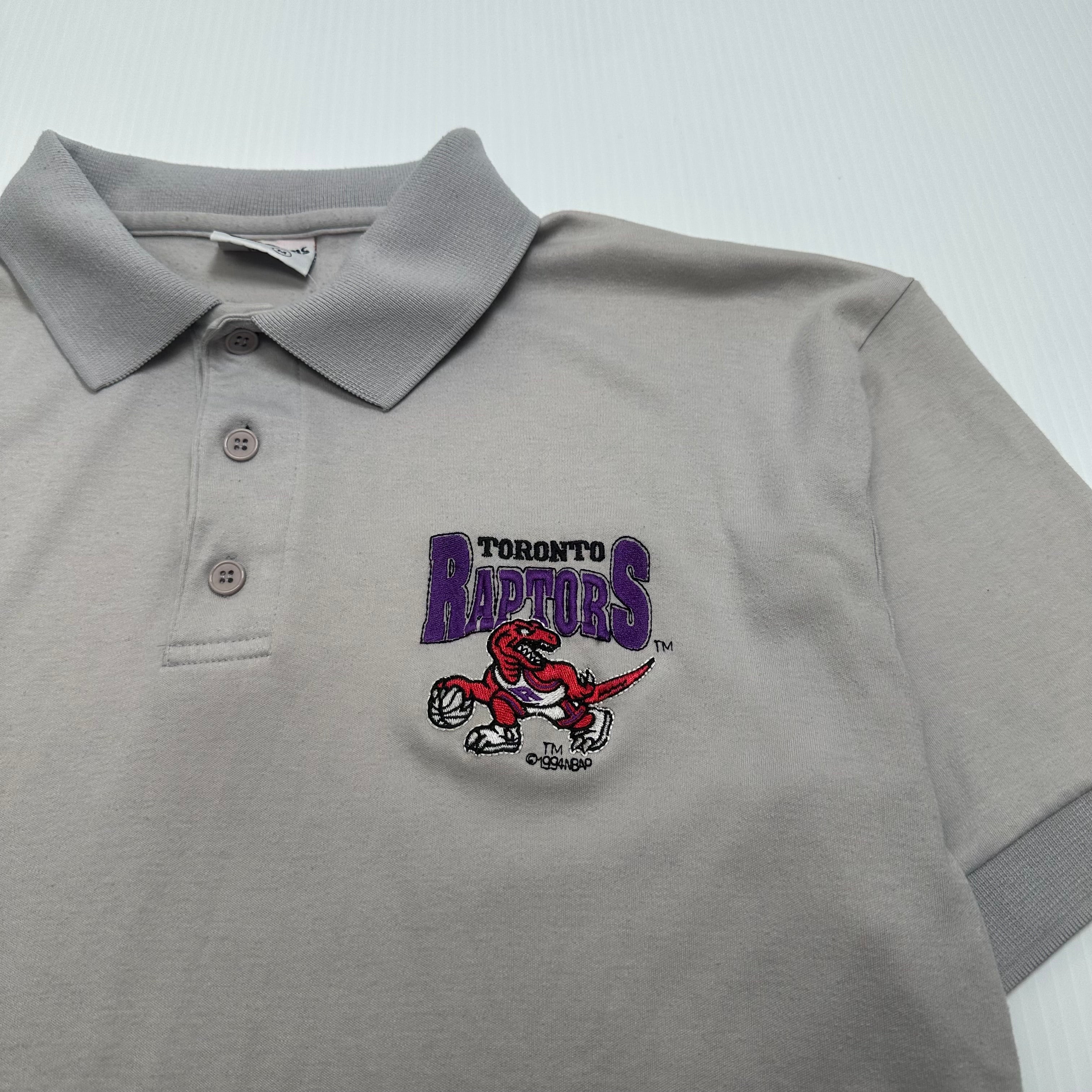 1994 Toronto Raptors Mini Logo Polo Shirt M
