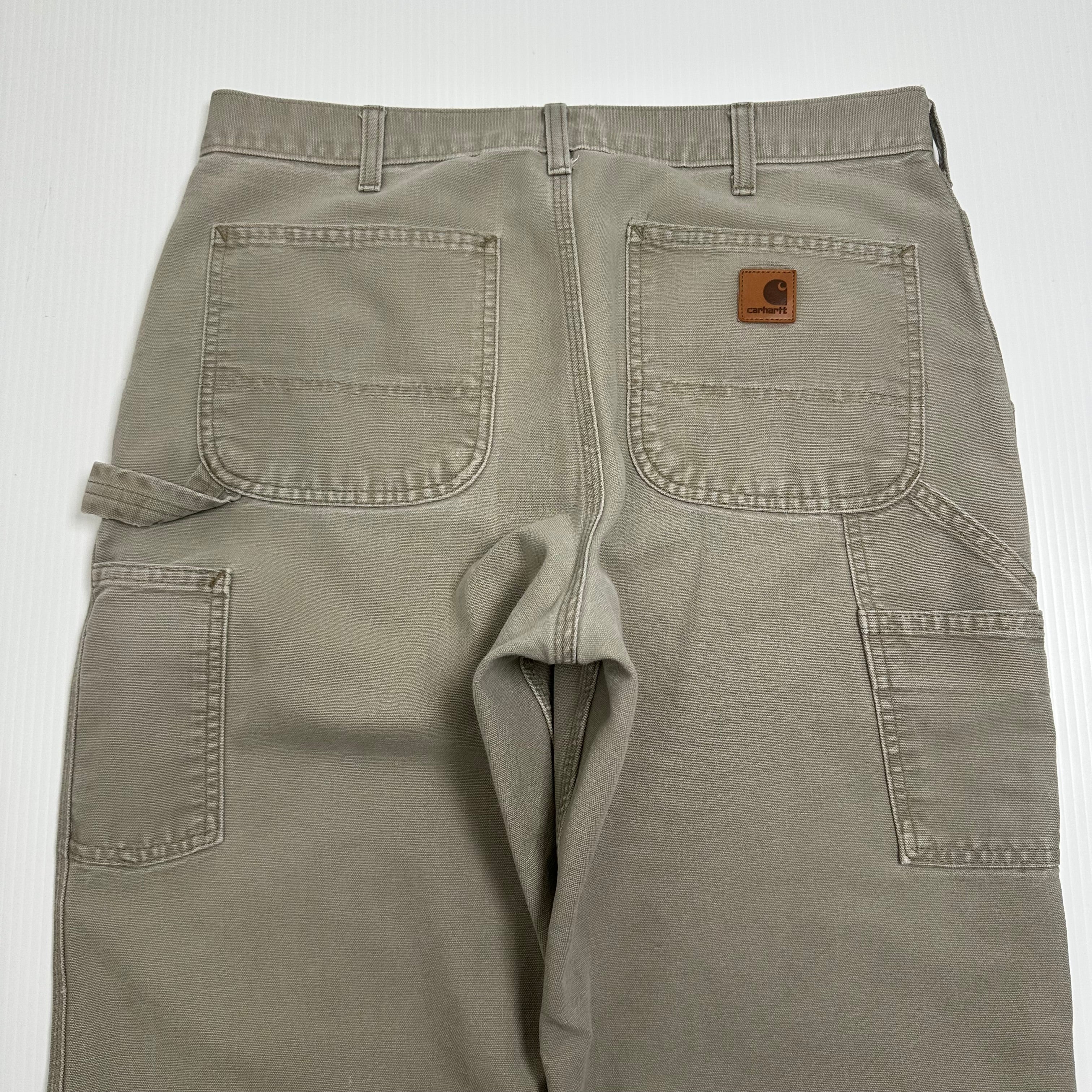 Vintage Carhartt Carpenter Faded Denim 34