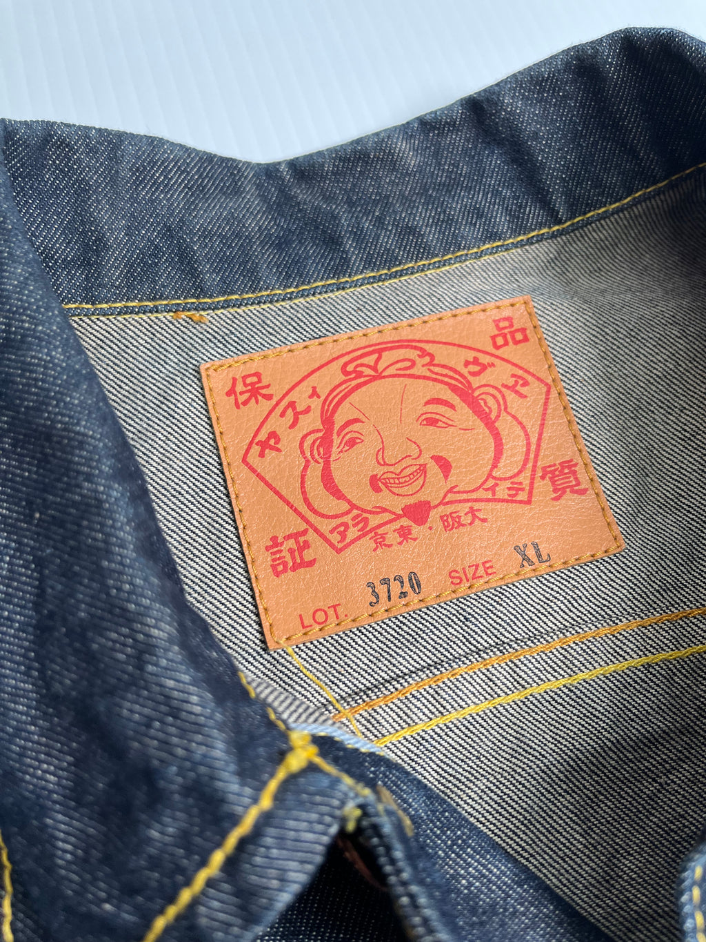 Evisu Maniacs Dark Wash Denim Jacket Women's XL