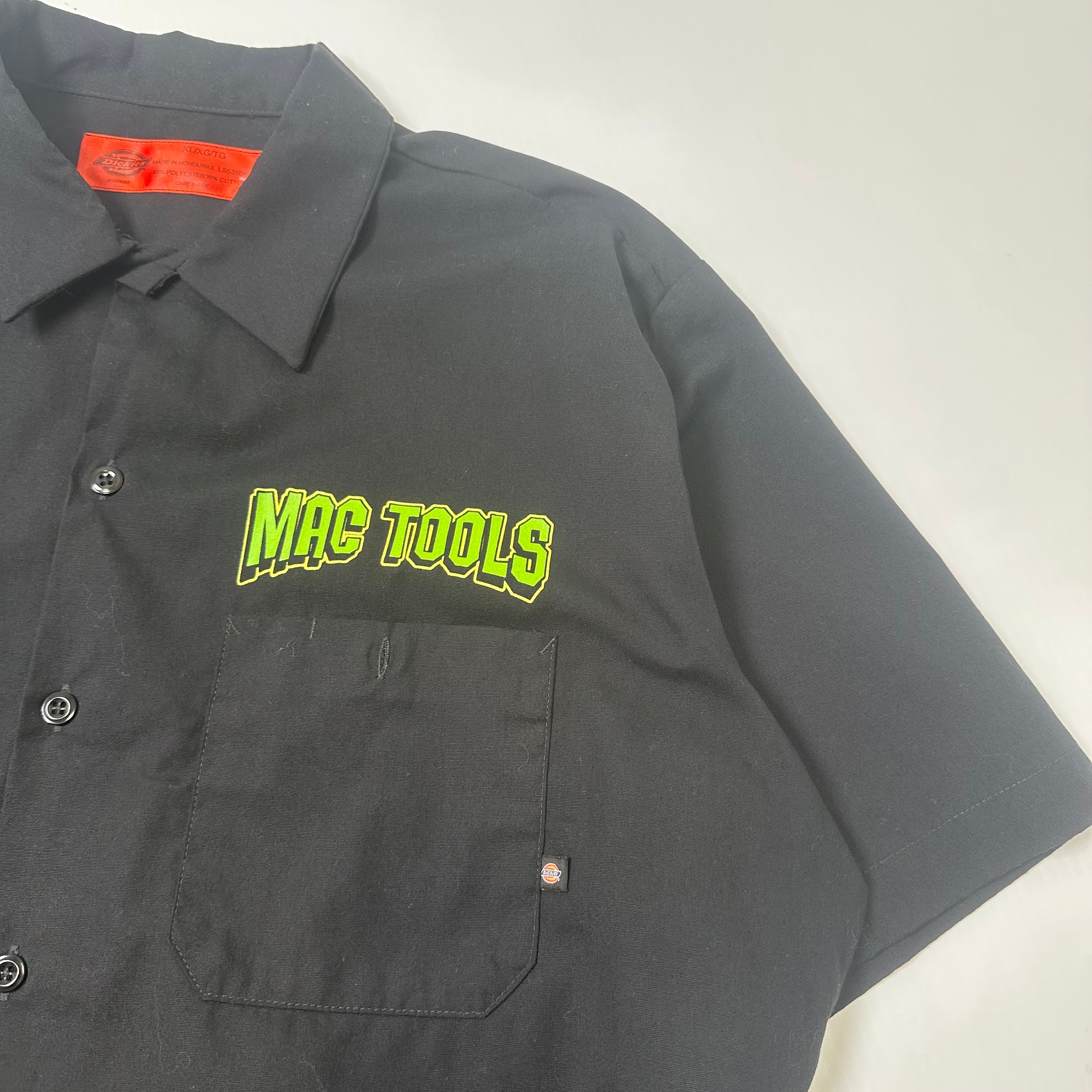 Dickies Mac Tools Speed Freak Mechanic Shirt XL