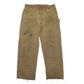 Carhartt Tan Double Knee Denim 38x32