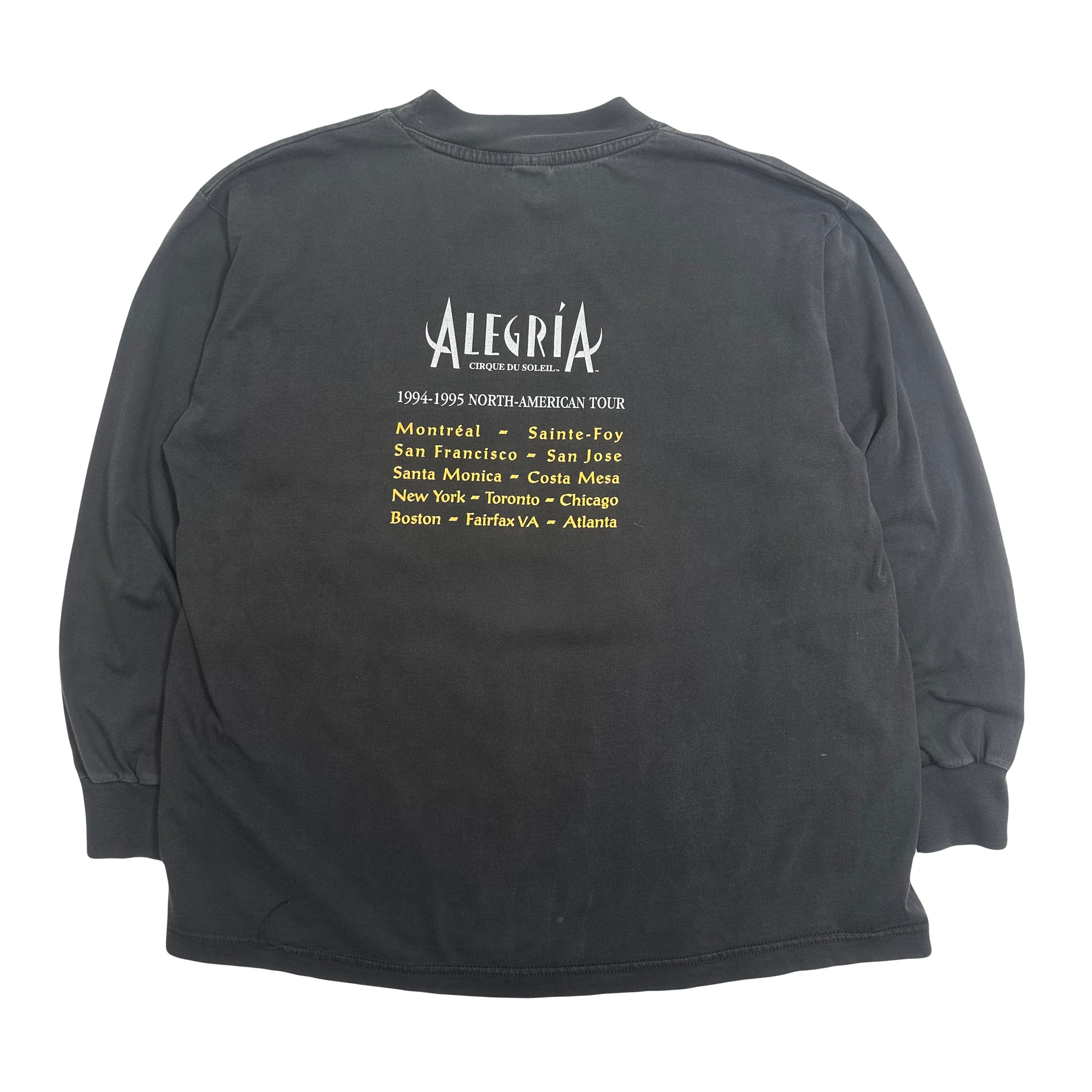 1995 Cirque Du Soleil Alegria Longsleeve Shirt L