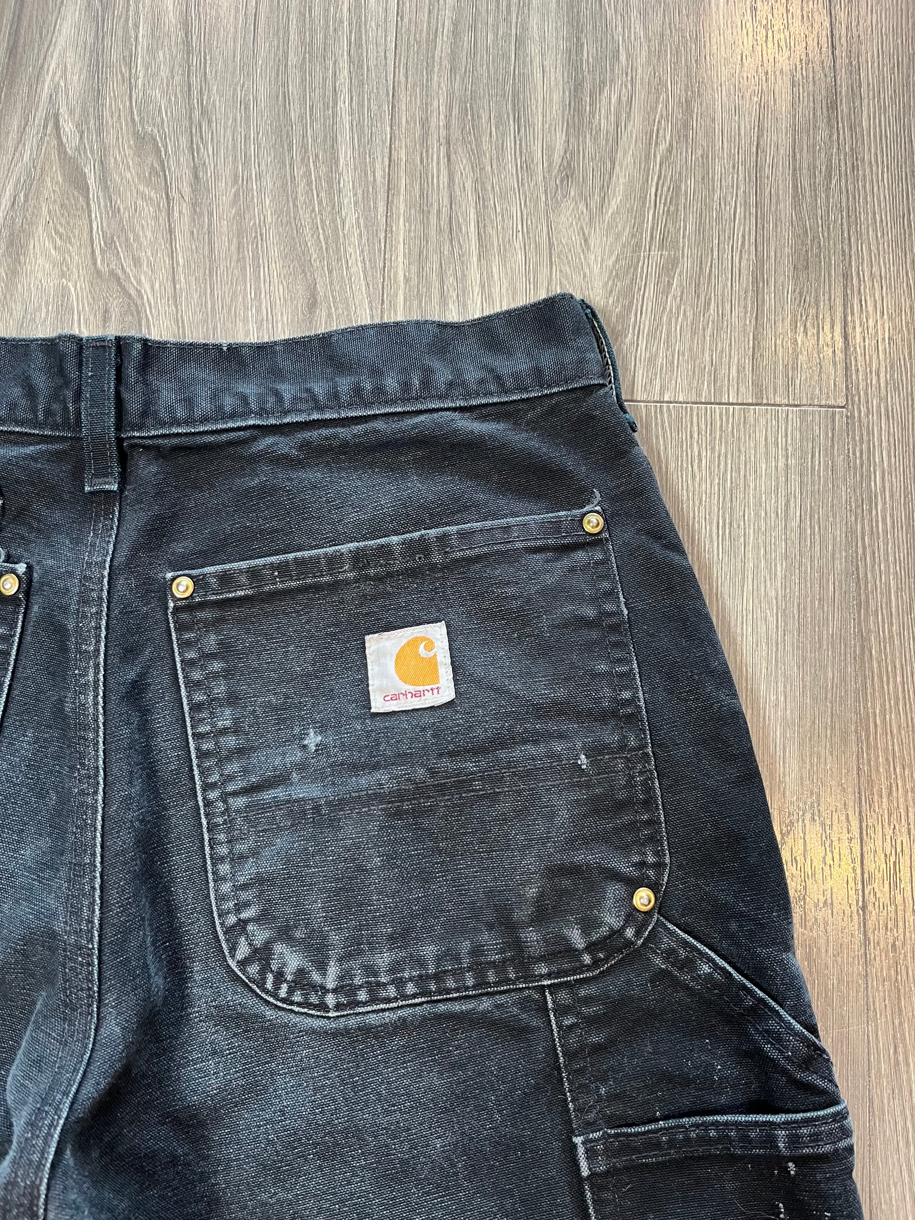 Vintage Carhartt B01 Distressed Double Knee Denim 29