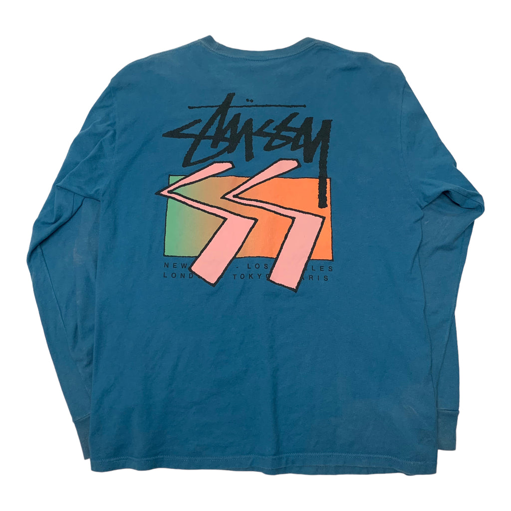 Blue Stussy Longsleeve L