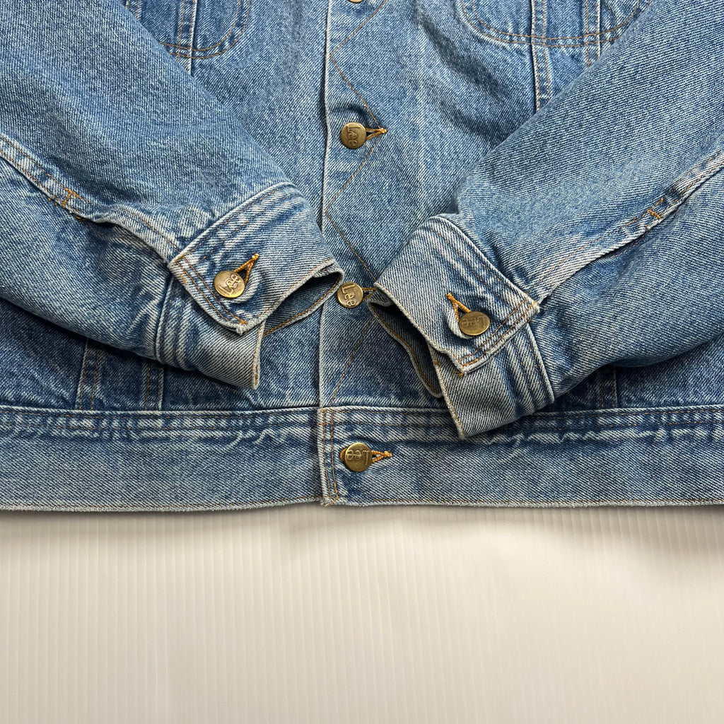 Vintage Lee Stormrider Blanket Lined Denim Jacket XL