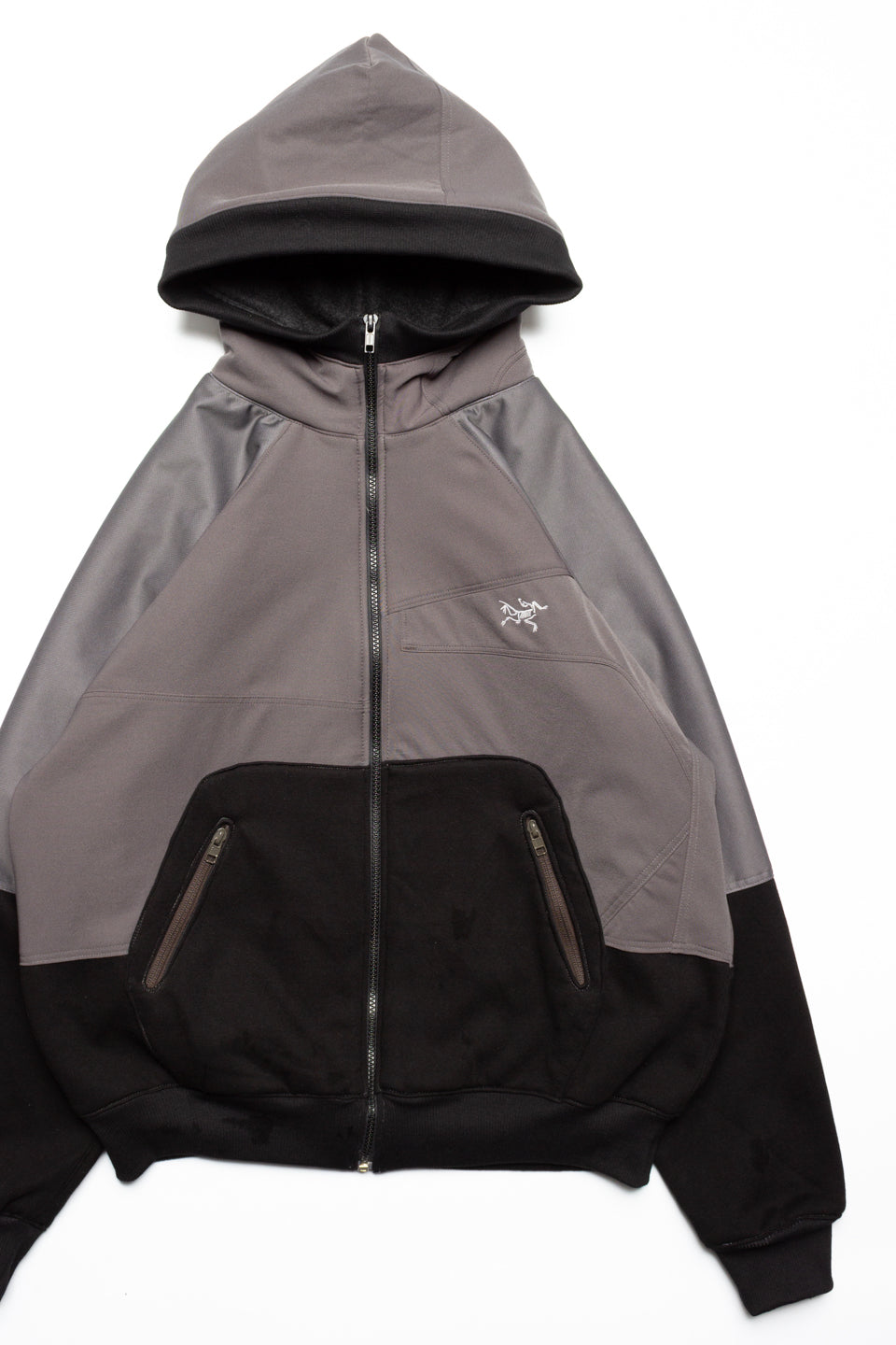 Rework Arc'teryx Two-Tone Zip Hoodie L