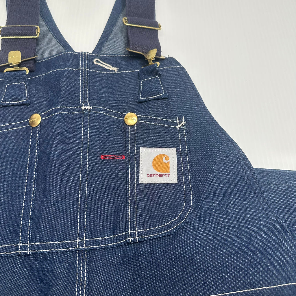 Carhartt Dark Wash Denim Overalls 32x32