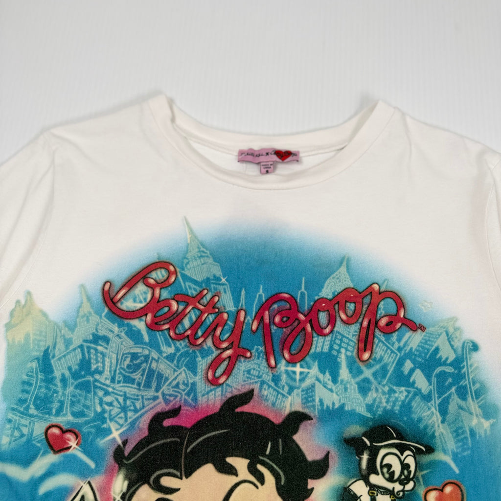 Betty Boop Biker Graphic Tee Women's S