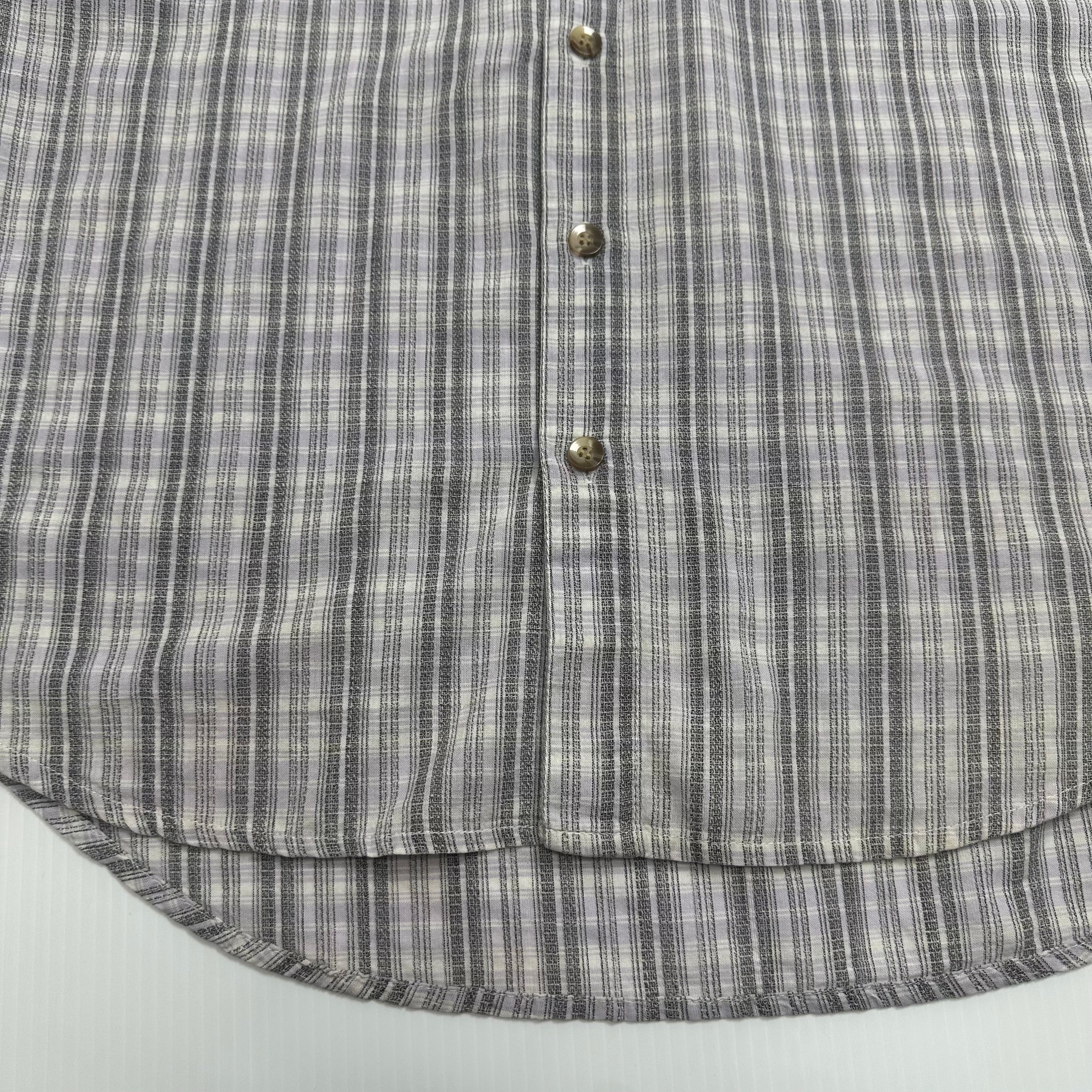 Vintage Everblue Plaid Short Sleeve Button Up Shirt M