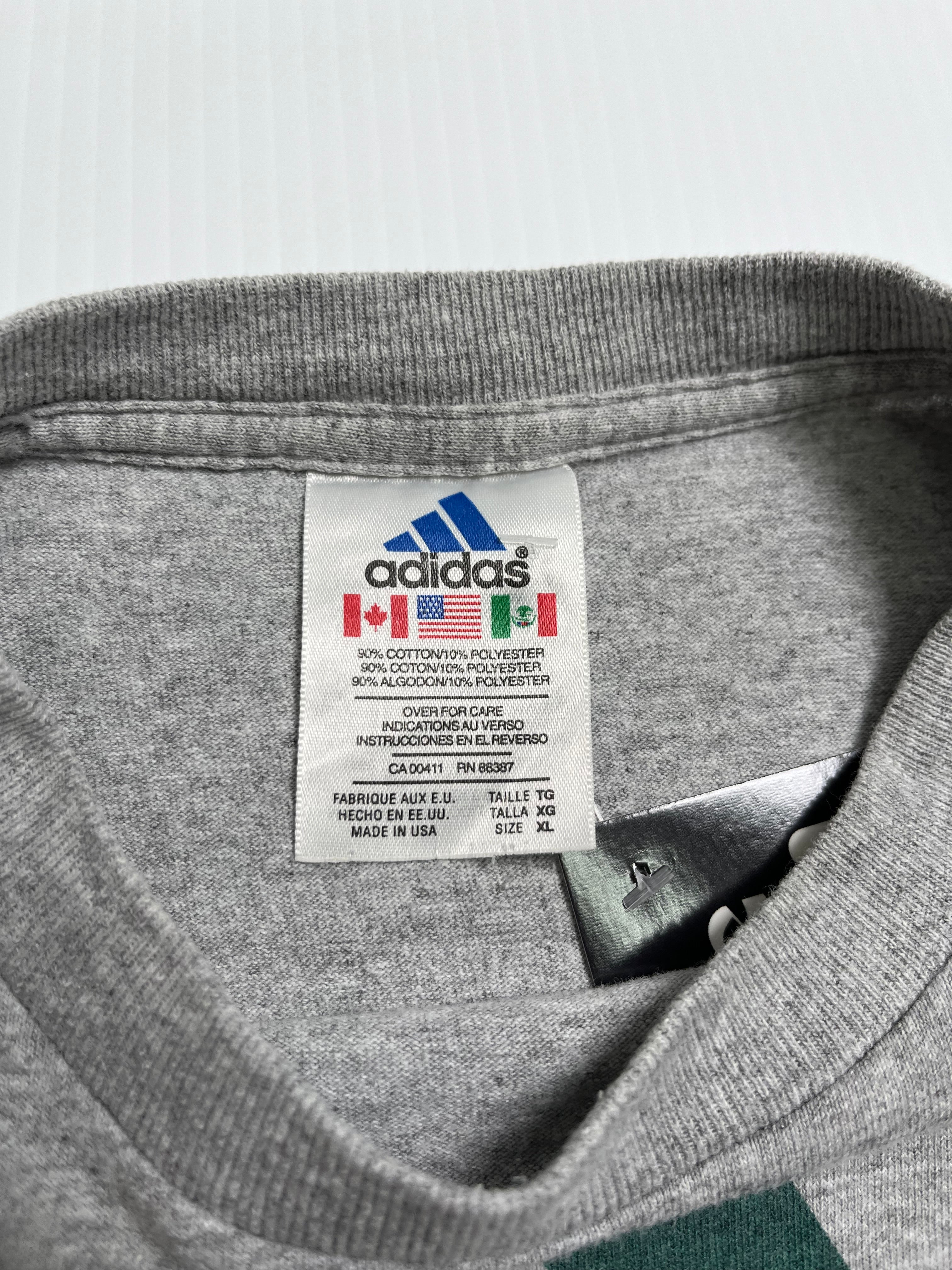 90s Adidas Soccer Graphic Tee XL
