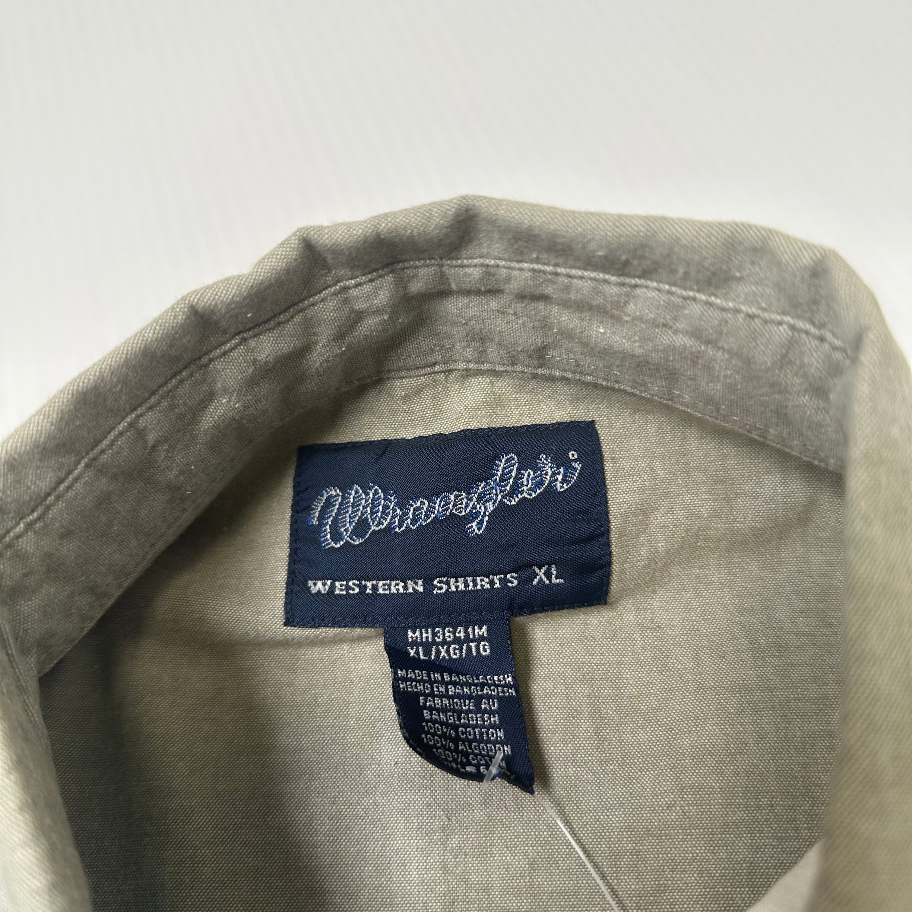 Vintage Wrangler Western Button Up Shirt XL
