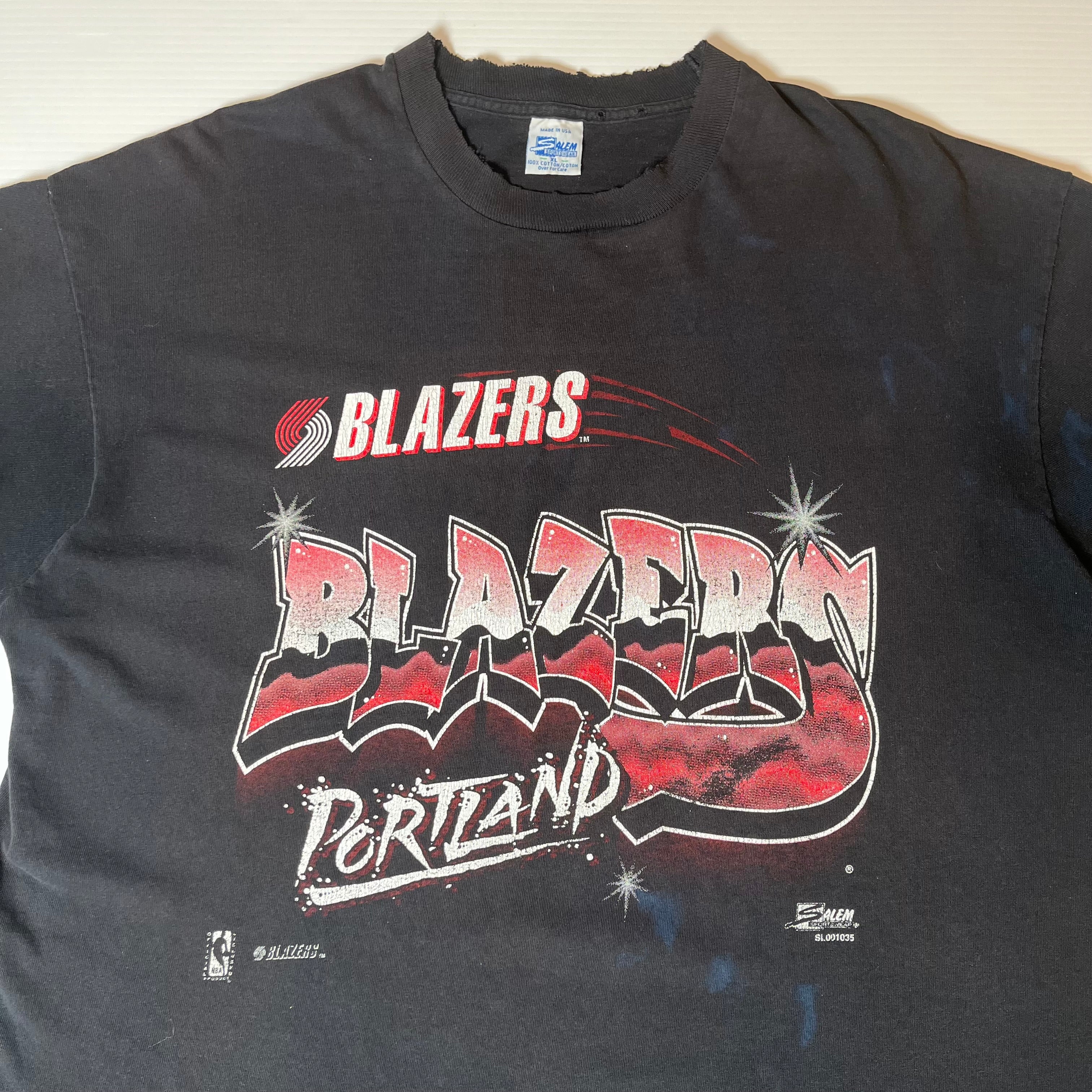 90s Salem Sportswear Portland Blazers Graffiti Tee XL