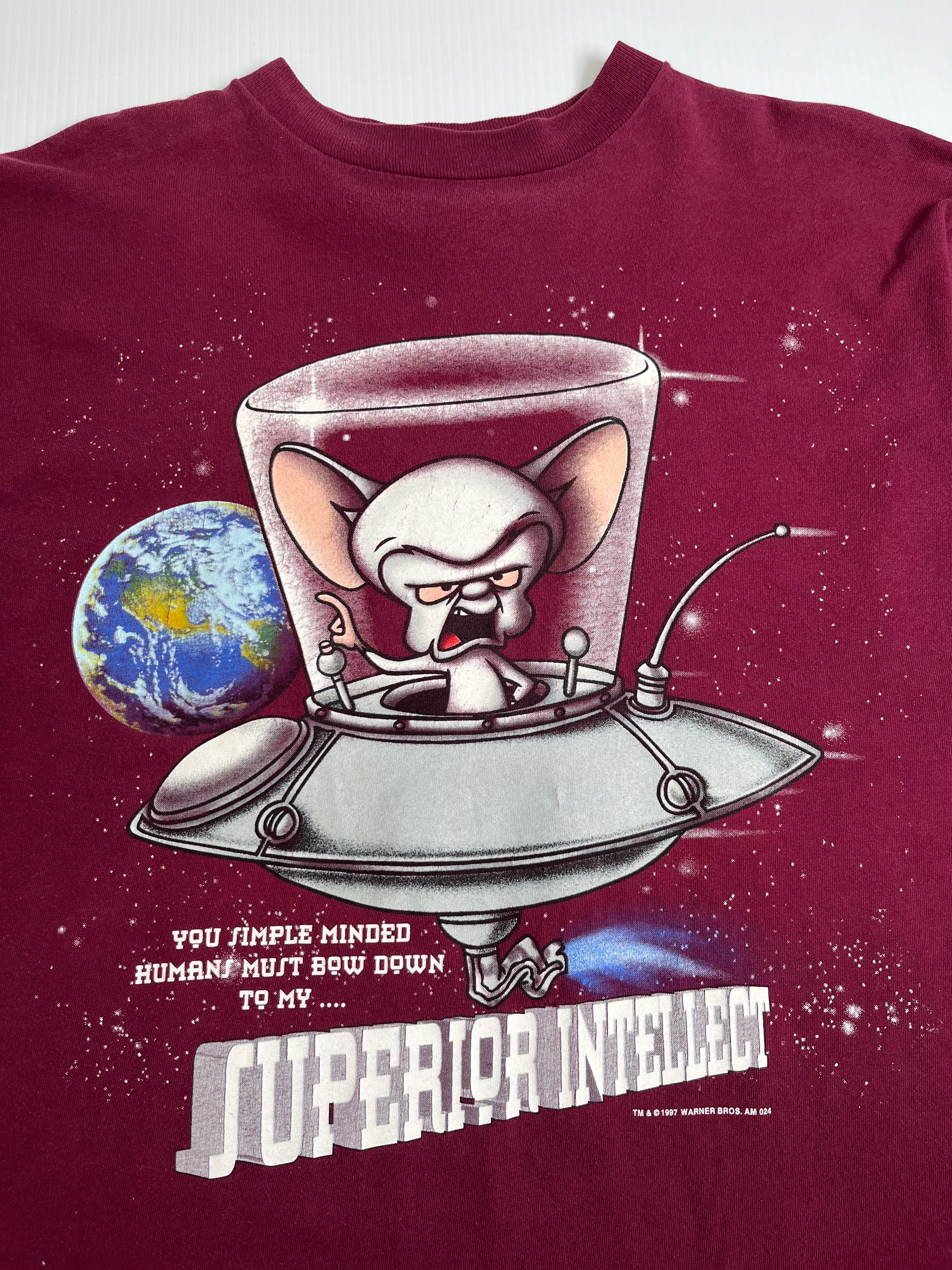 1997 Warner Bros. Pinky & The Brain Tee XL