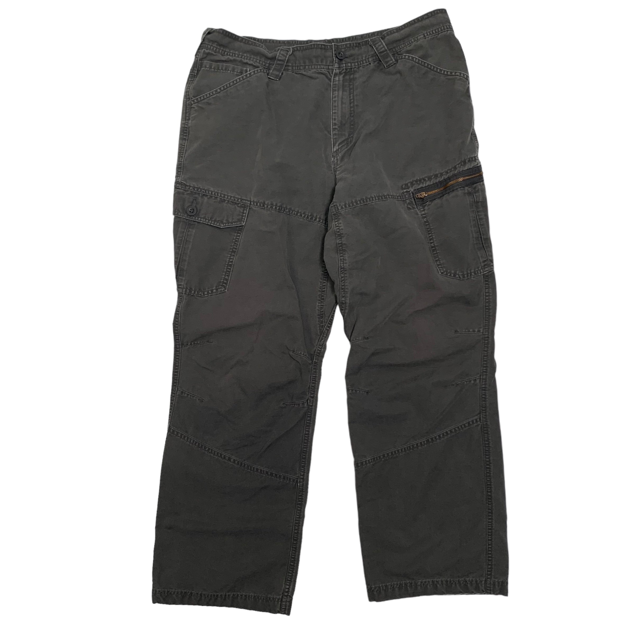 TNF Grey Cargo Pants 34