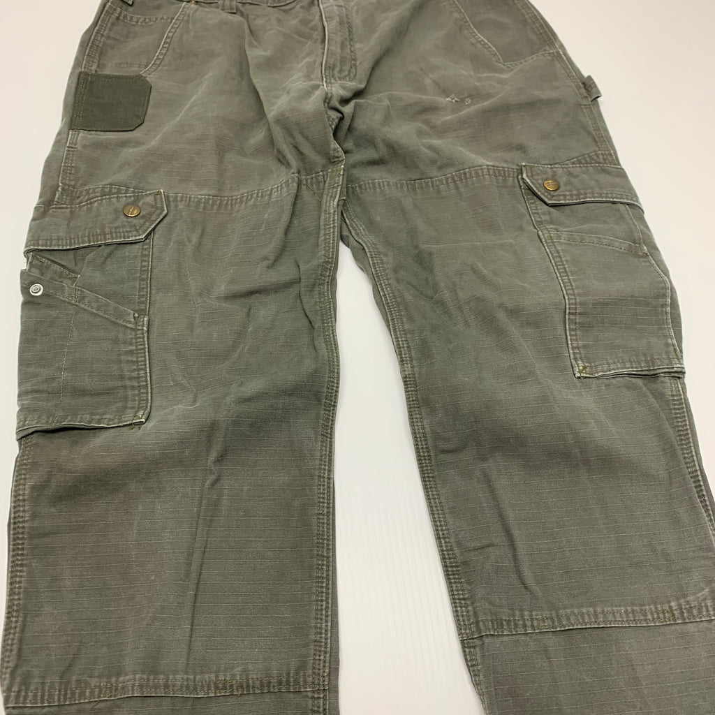 Carhartt Olive Ripstop Denim 38x32