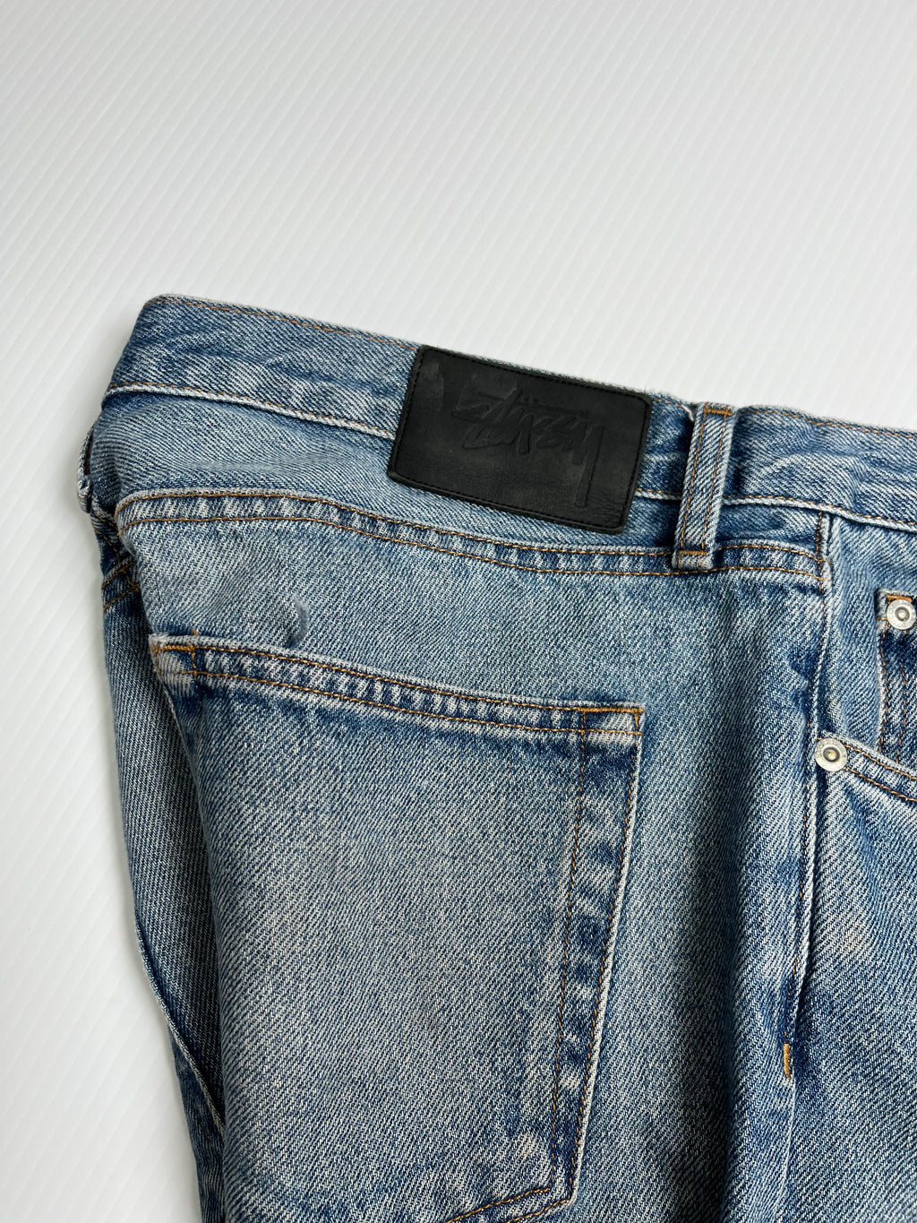 Stussy Faded Medium-Wash Jeans 35