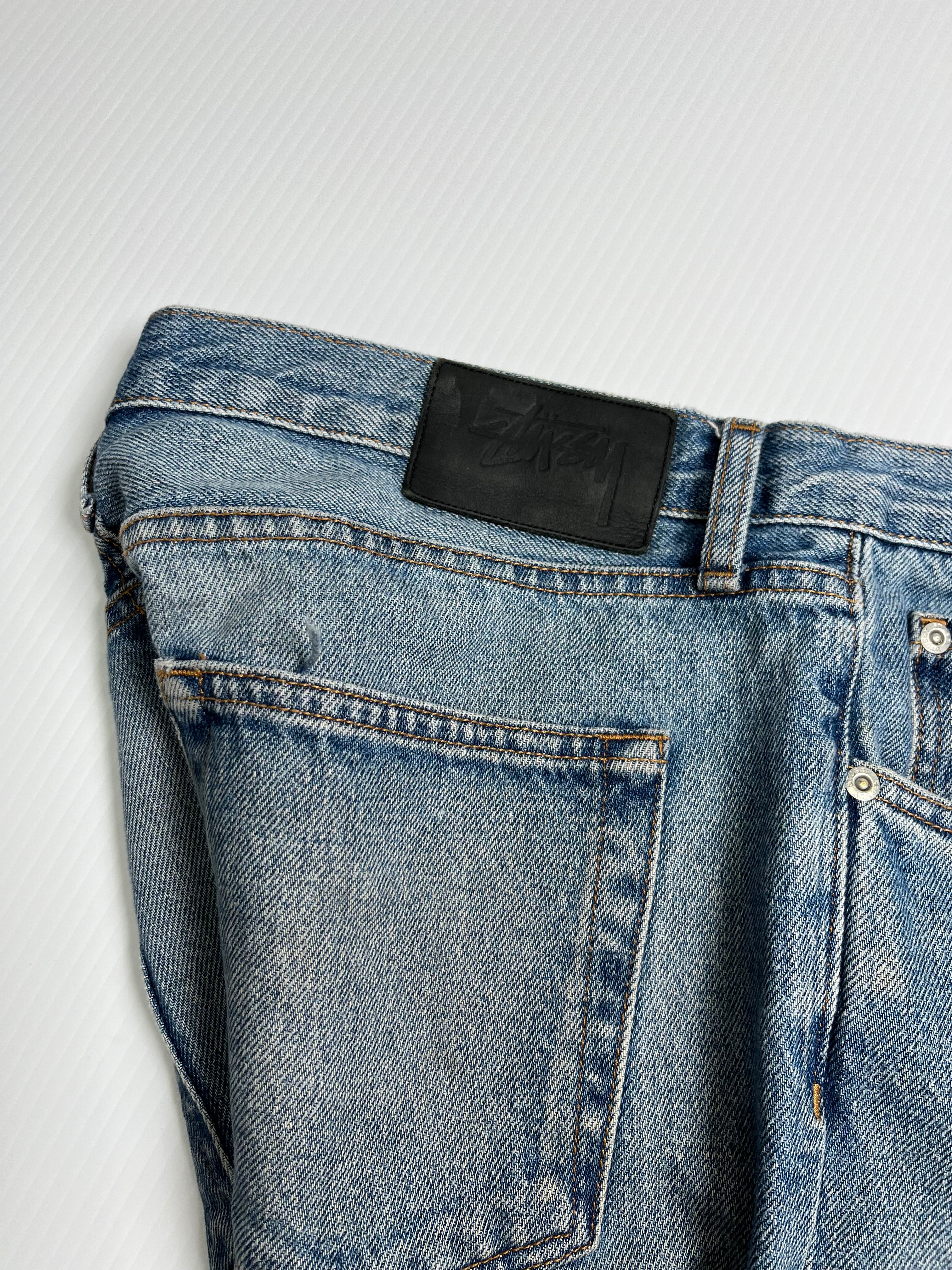 Stussy Faded Medium-Wash Jeans 35