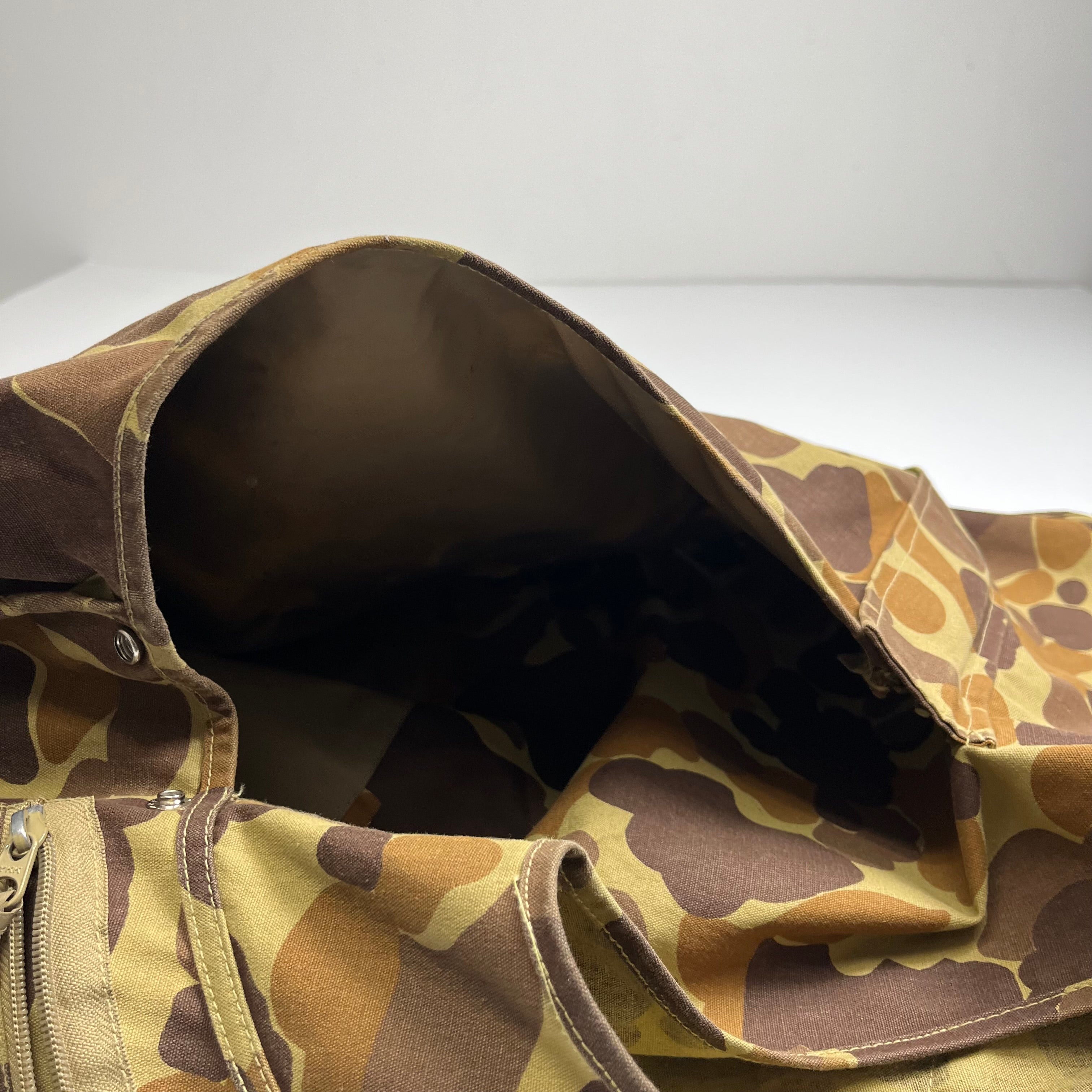 Vintage GameHide Duck Camo Canvas Utility Vest L