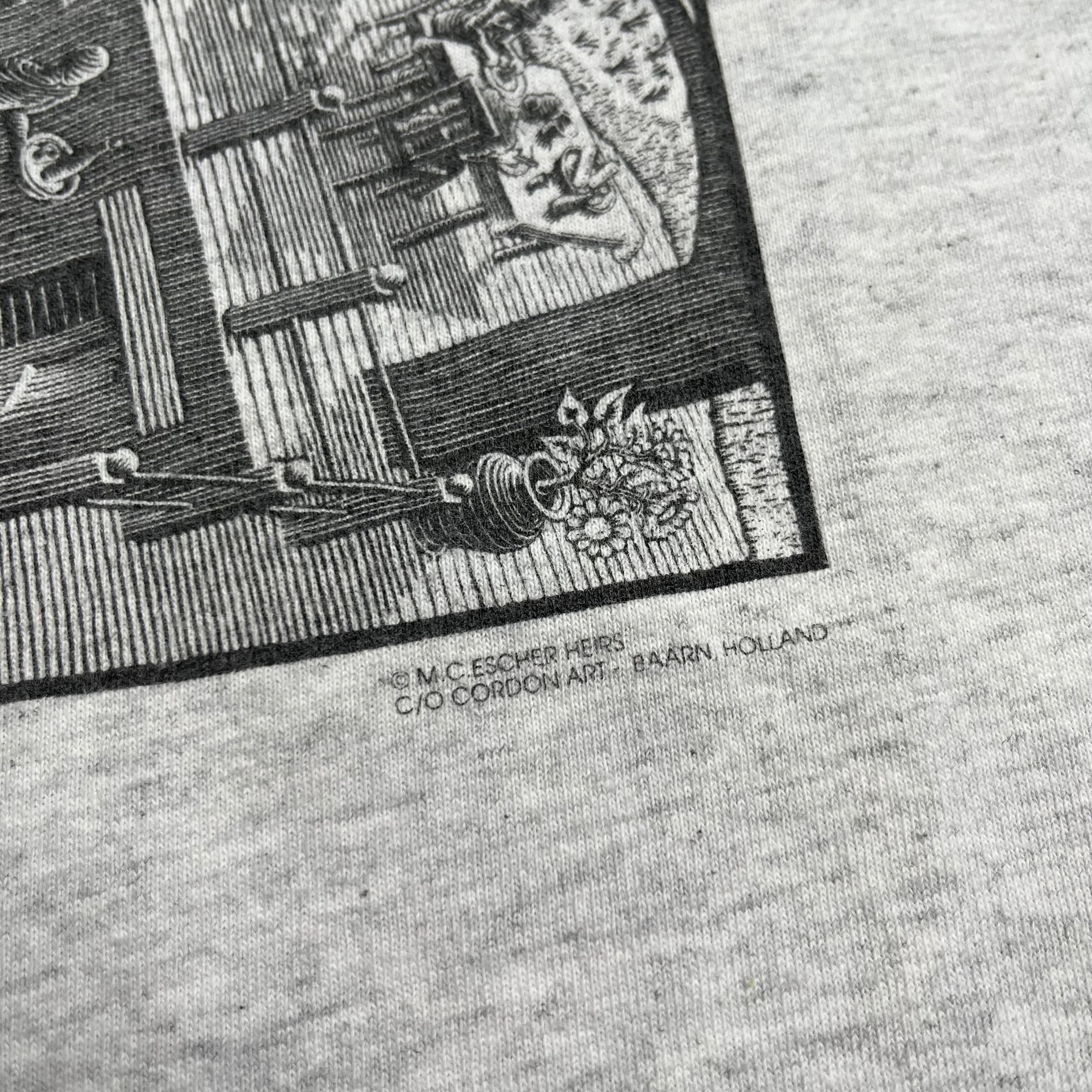 90s M.C. Escher Relativity Tee L